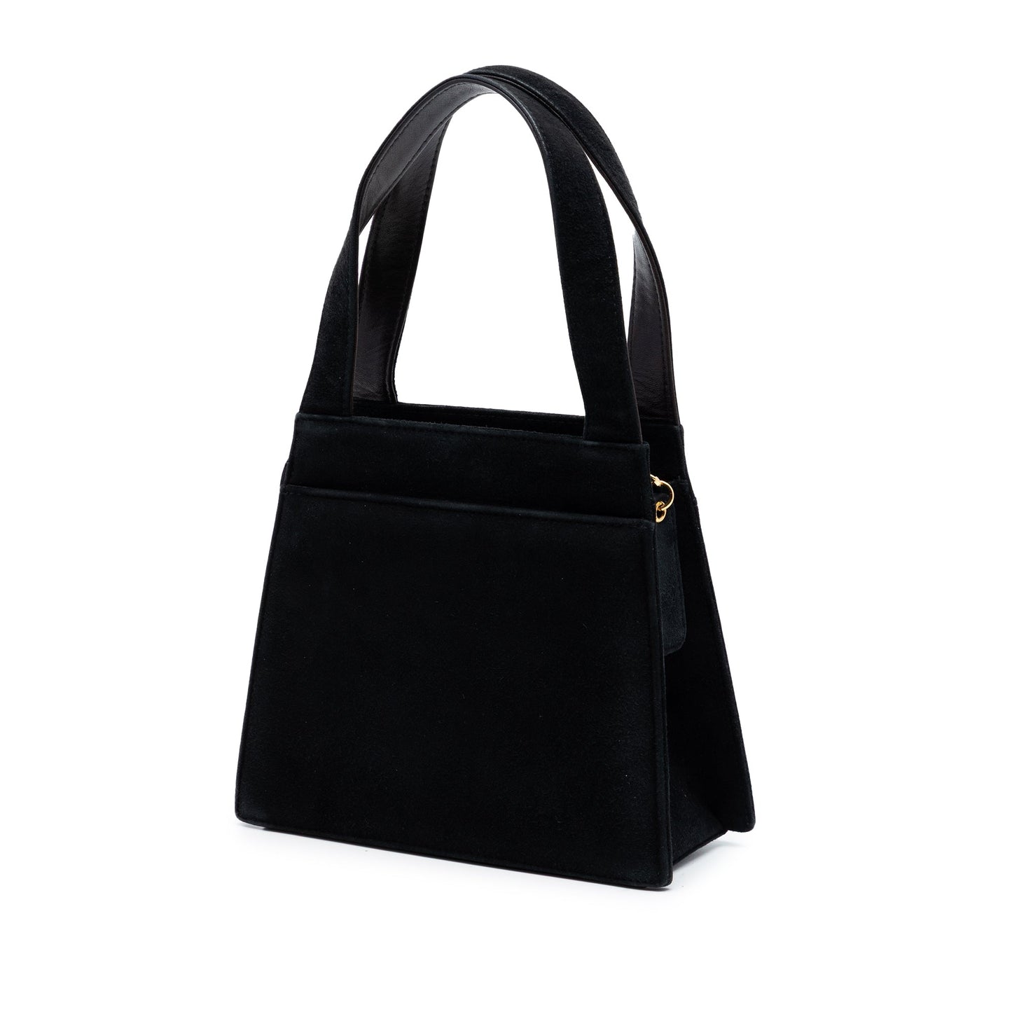 Chanel Suede Logo Handbag