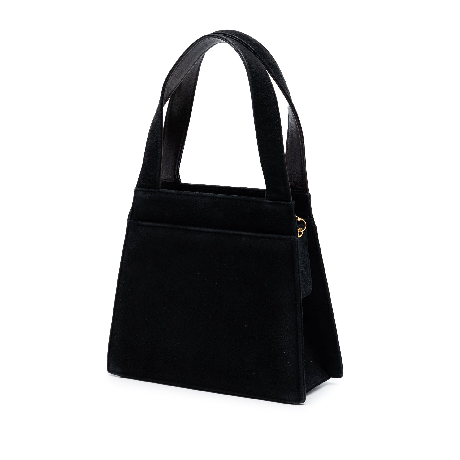 Chanel Suede Logo Handbag