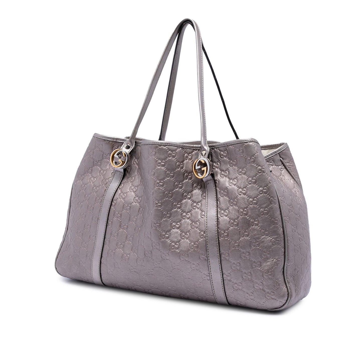 Gucci Large Metallic Guccissima Twins Tote