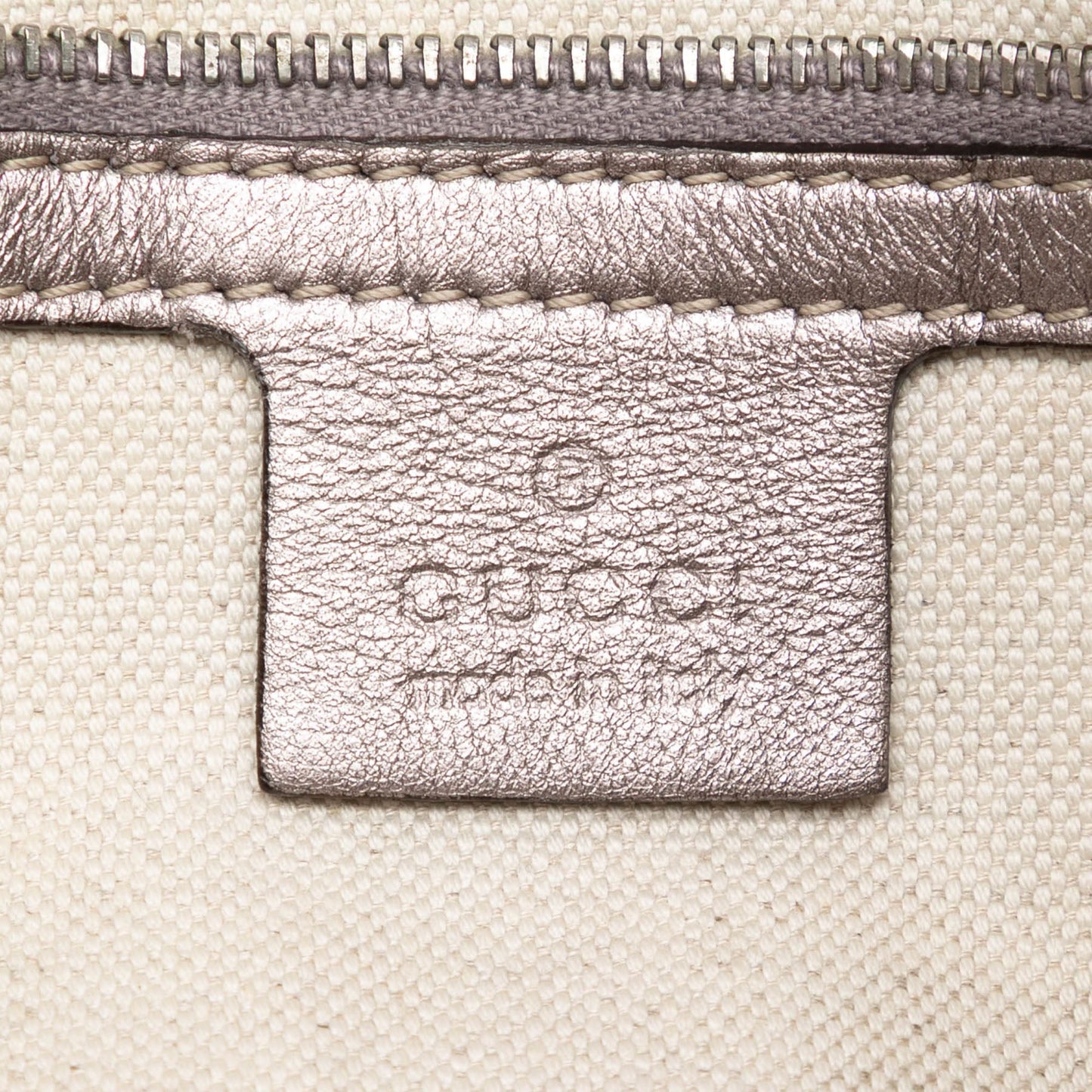 Gucci Large Metallic Guccissima Twins Tote