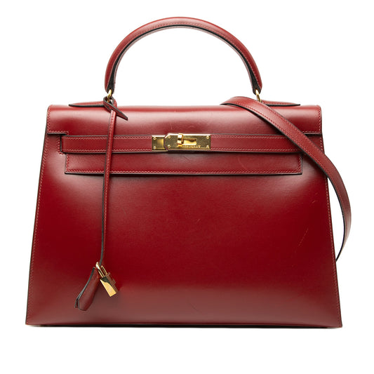 Hermès Box Calf Kelly Sellier 32