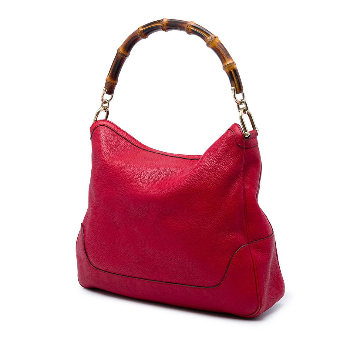 Gucci Calfskin Bamboo Diana Satchel