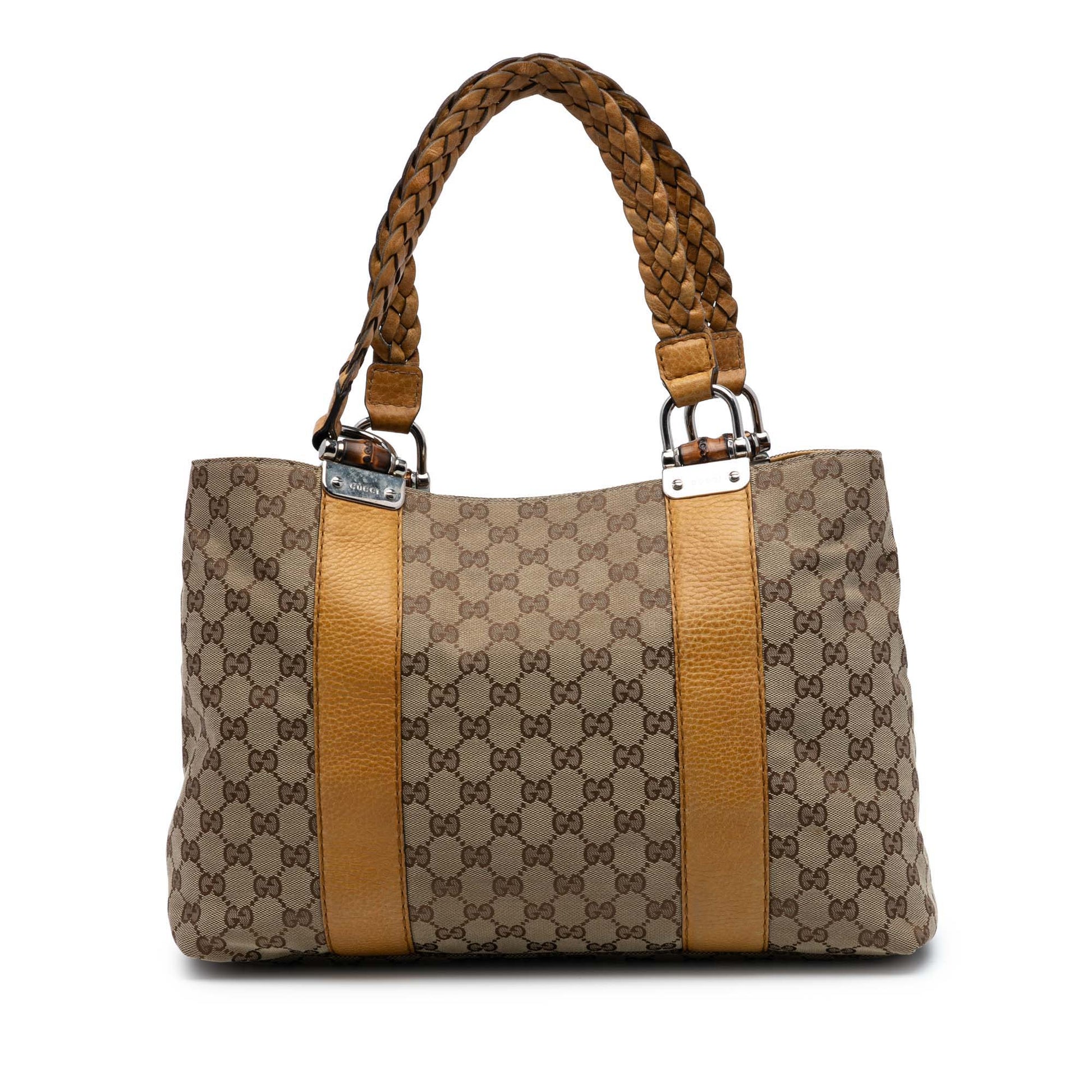 Gucci GG Canvas Bamboo Libeccio Tote