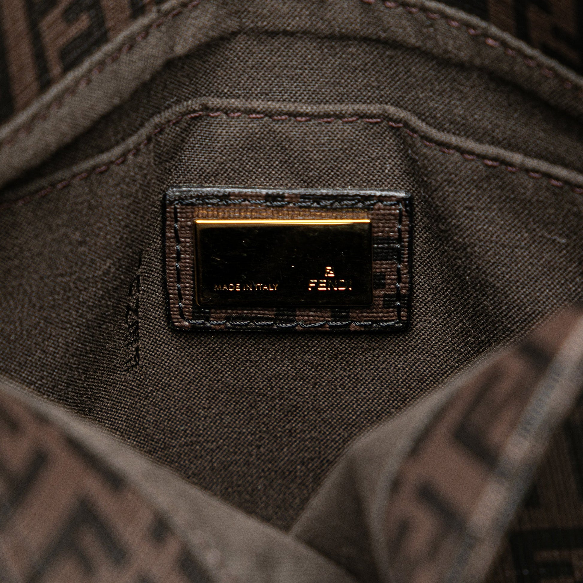 Fendi Zucchino Spalmati Crossbody
