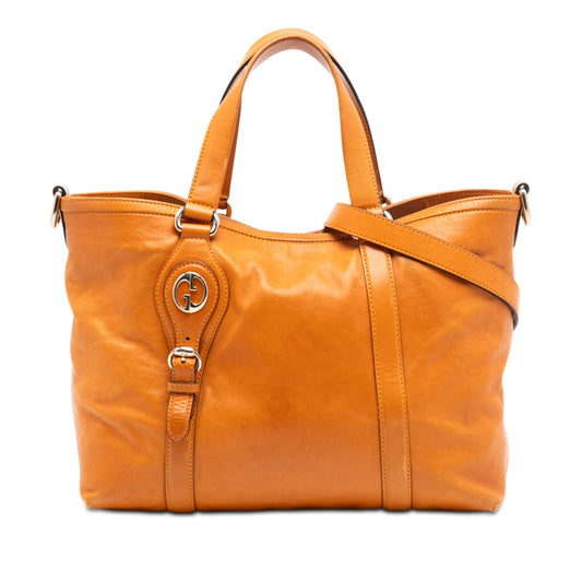 Gucci Leather 1973 Satchel