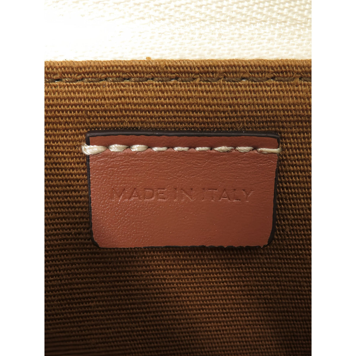 Celine Triomphe Coated Canvas Sunset Logo Horizontal Pouch — Brown