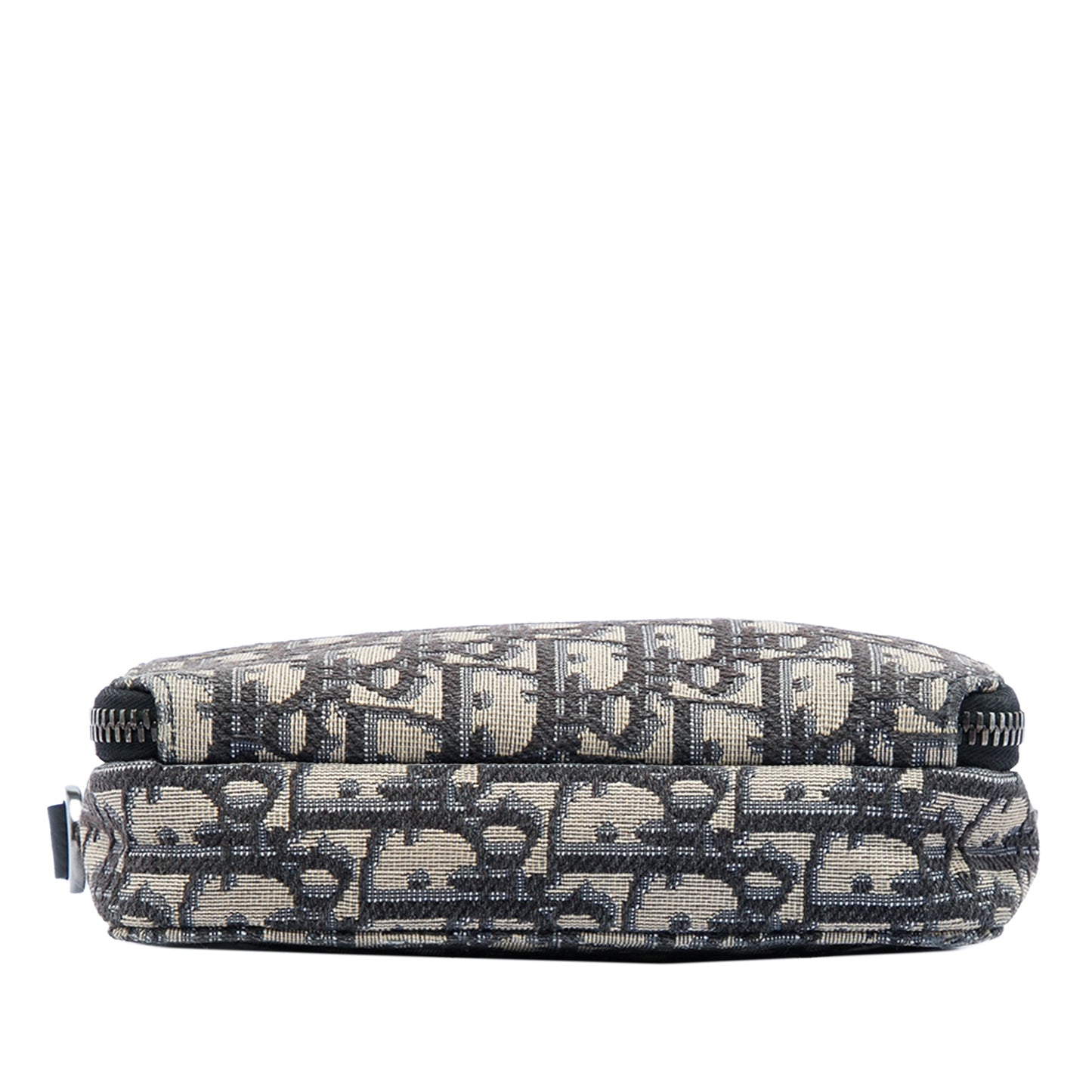 Dior Oblique Canvas Zipped Pouch with Strap