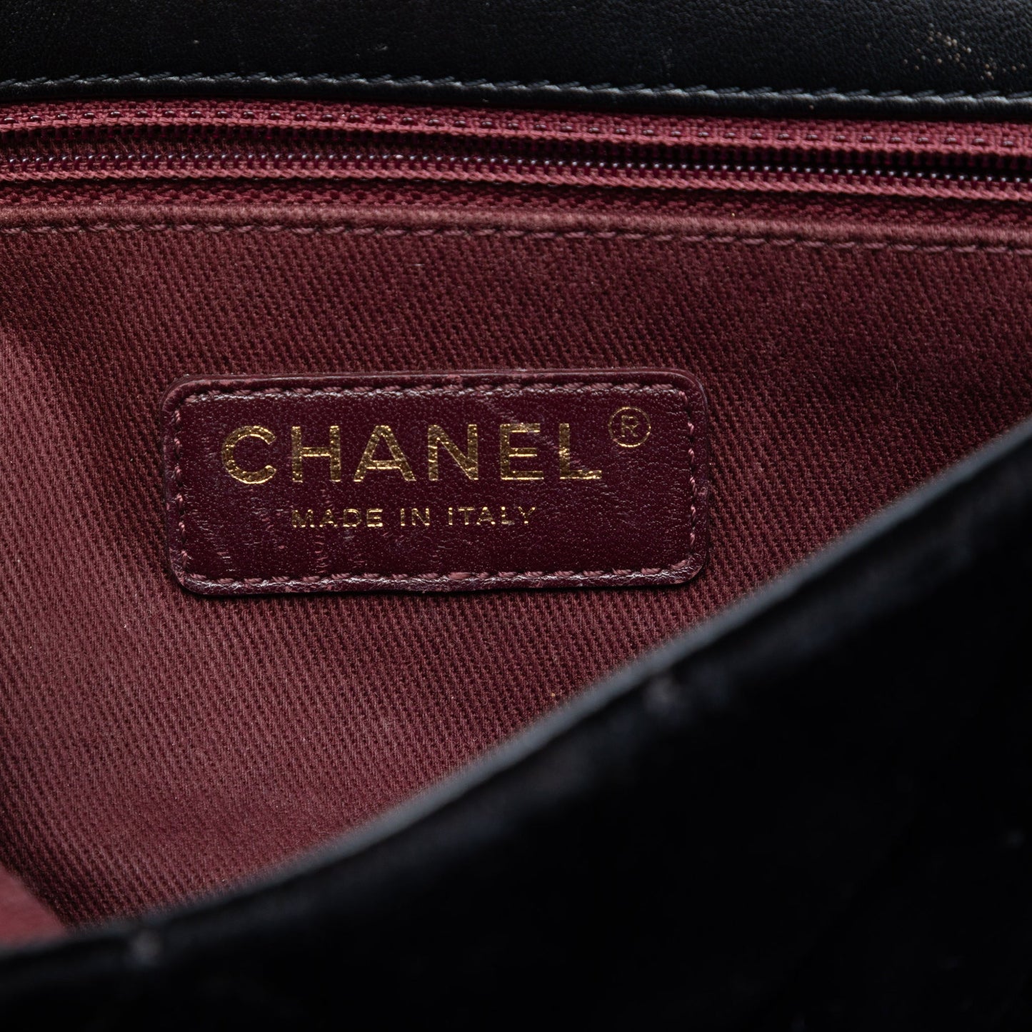 Chanel Small Quilted Velvet CC Eyelet Flap