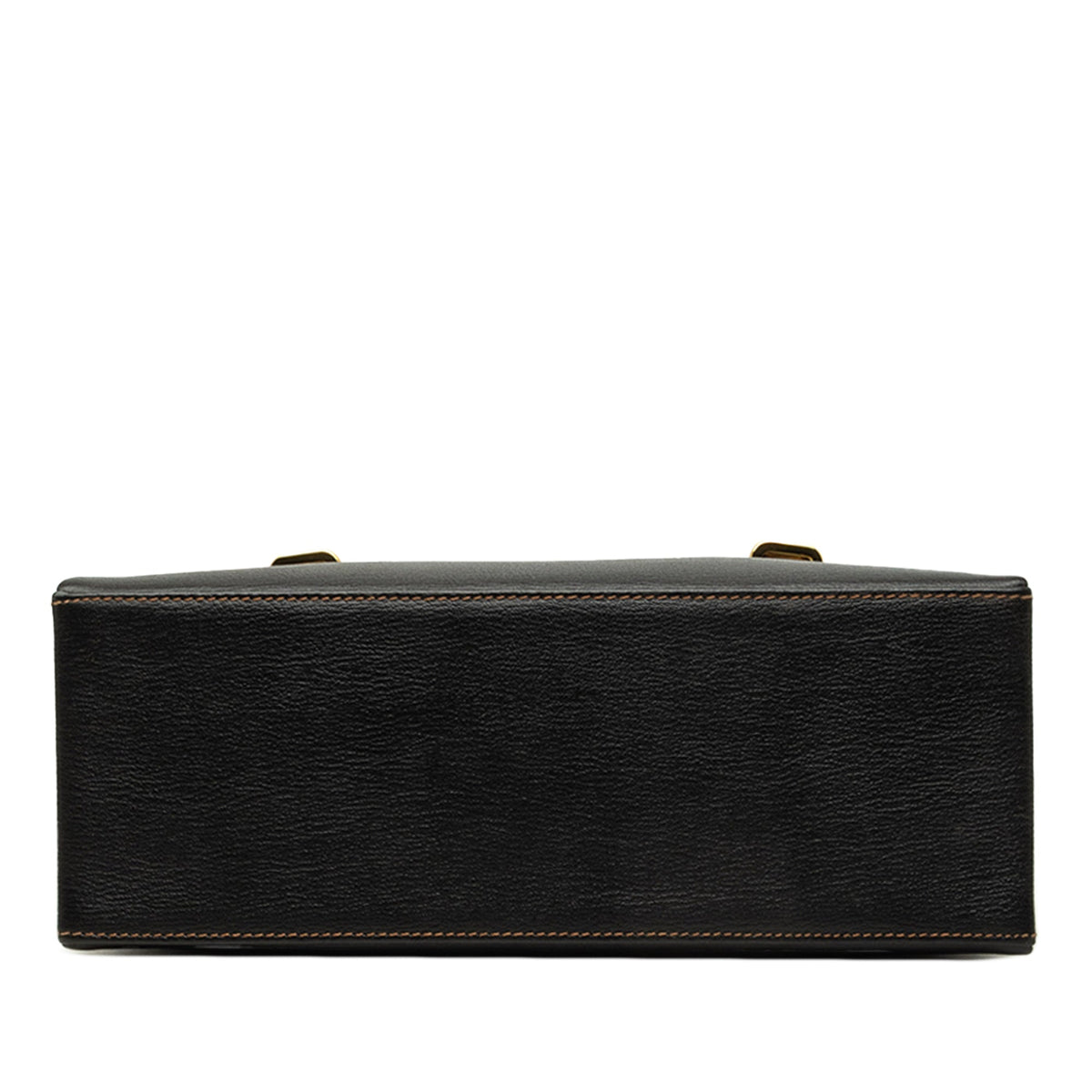 LOEWE Bicolor Leather Velazquez Twist Shoulder Bag — Black