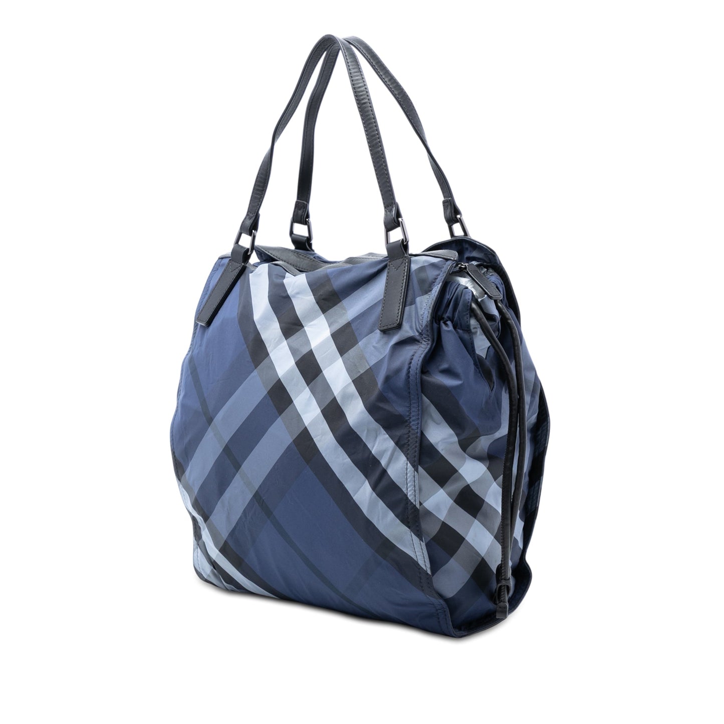 Burberry Supernova Check Nylon Buckleigh Tote