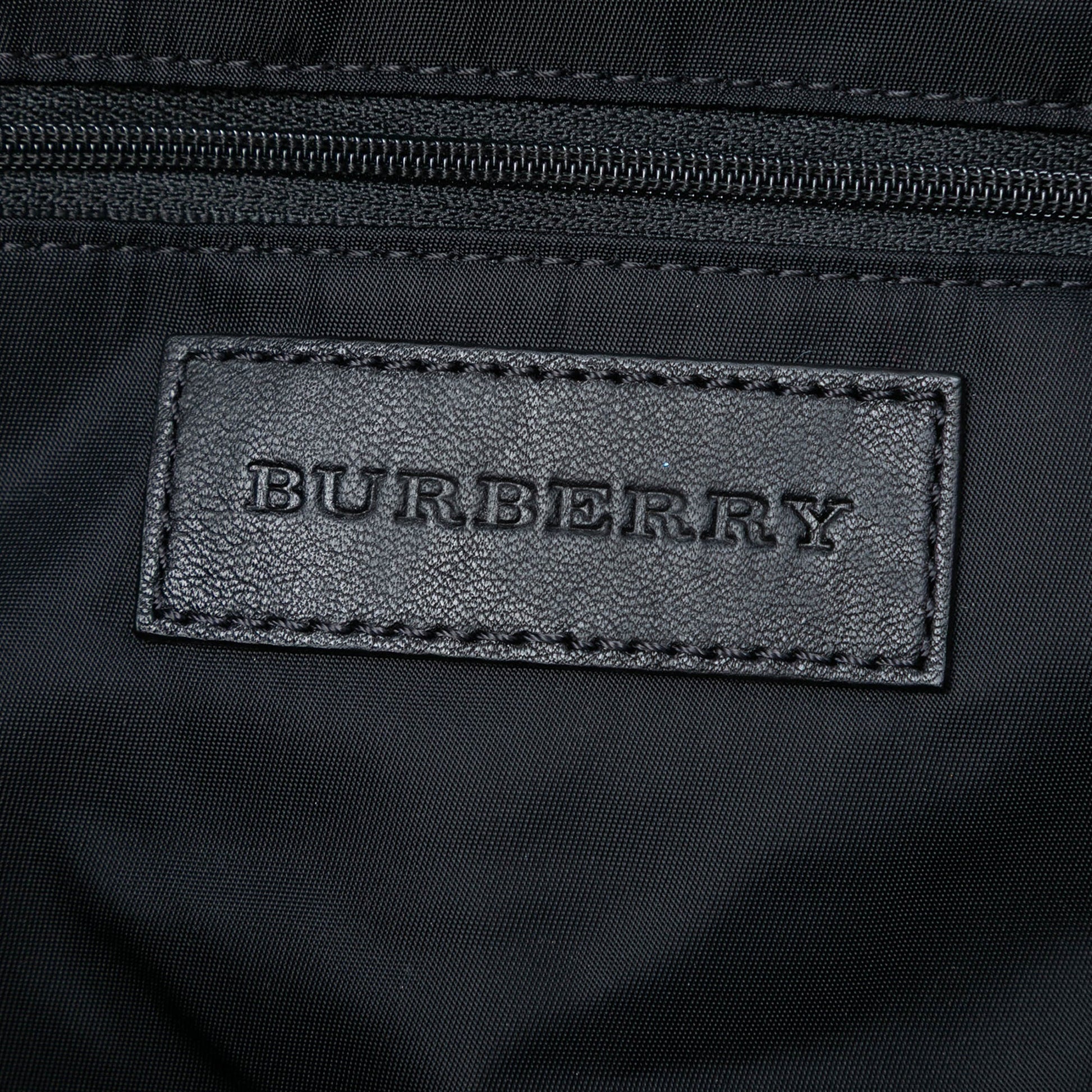 Burberry Supernova Check Nylon Buckleigh Tote