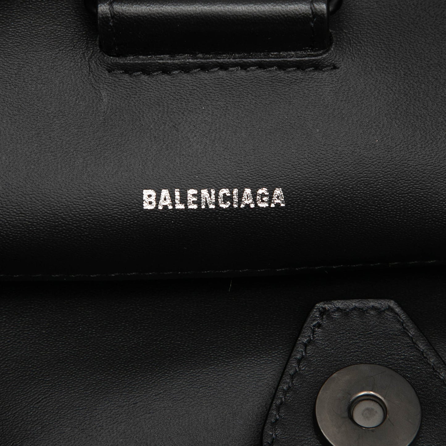 Balenciaga Small Leather Megazip Satchel