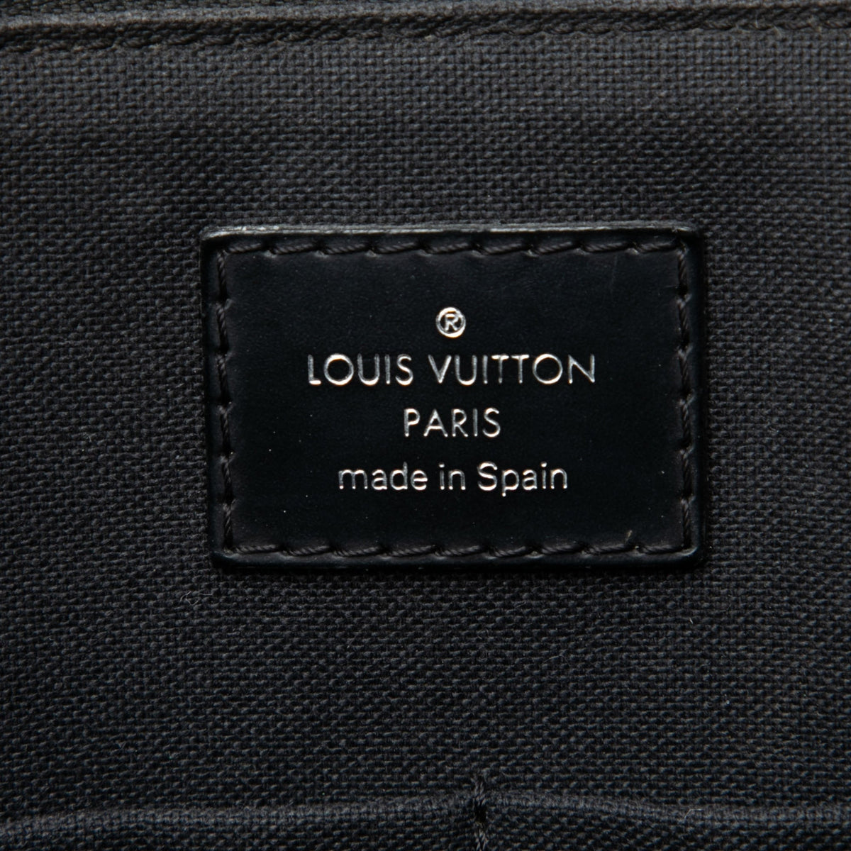 Louis Vuitton Damier Graphite Porte Documents Jour — Black