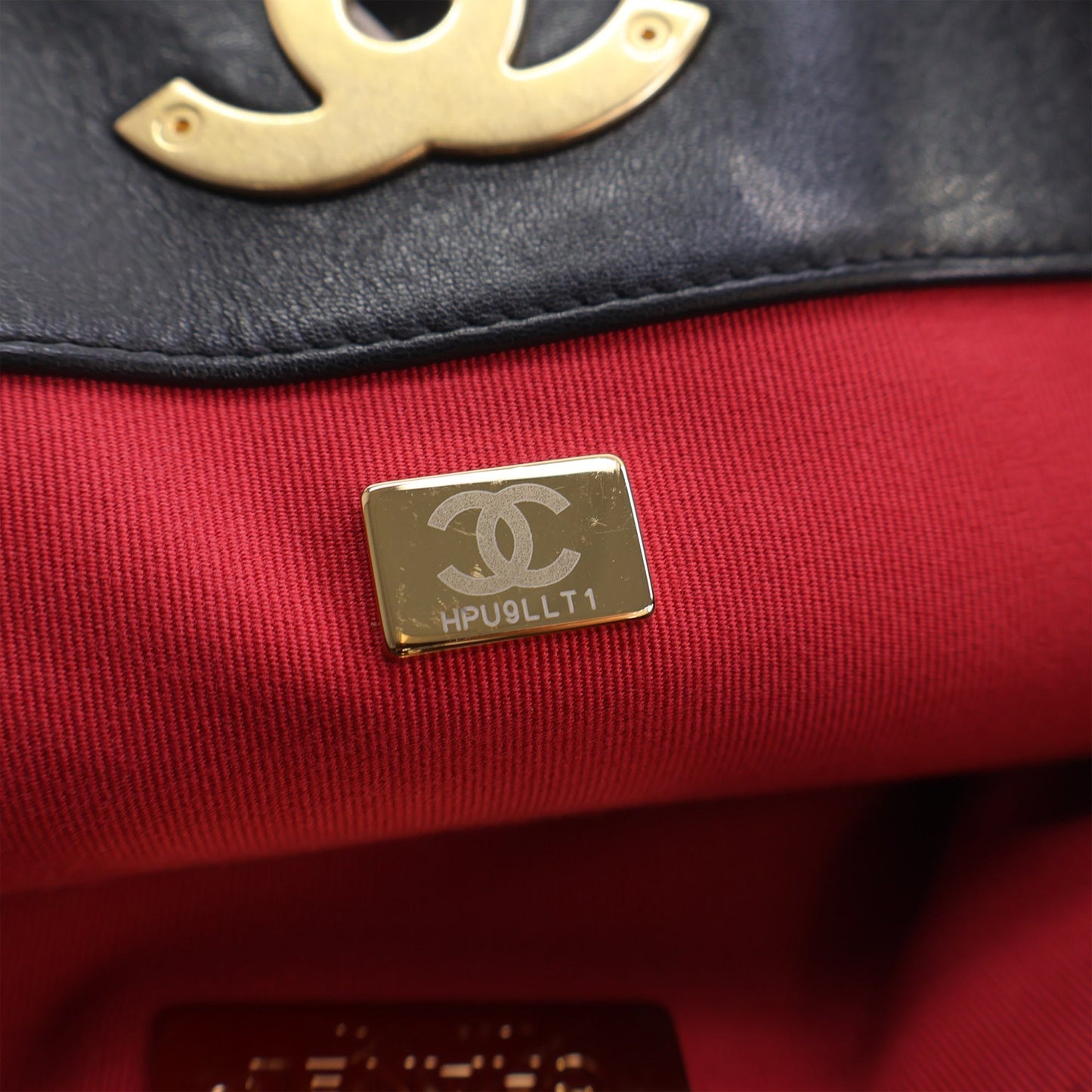 Chanel Lambskin 19 Vertical Shopping Tote
