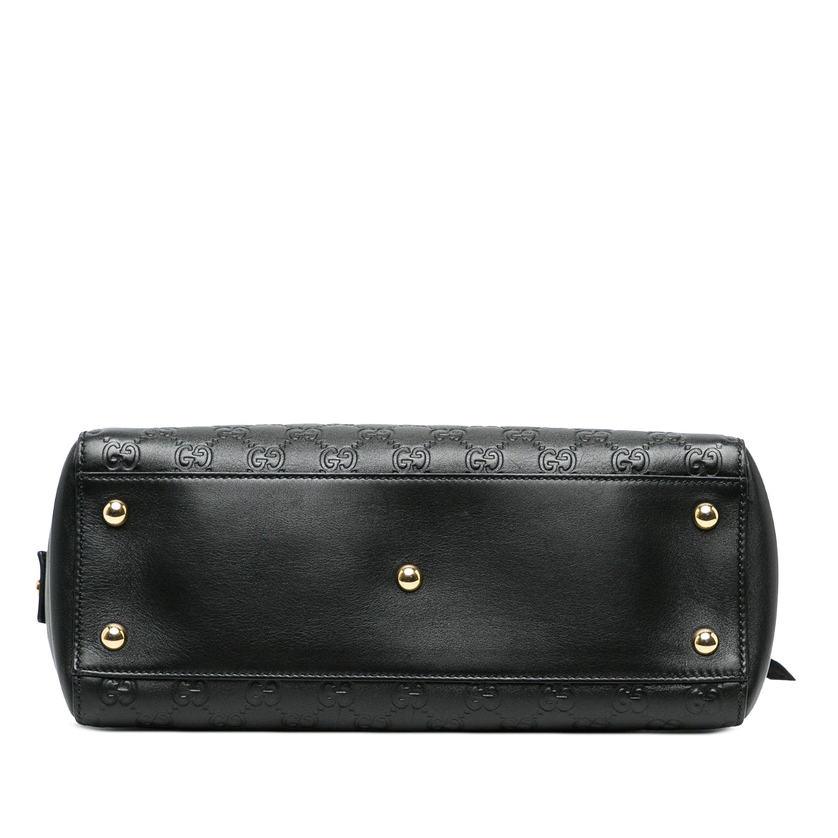 Gucci Medium Guccissima Soft Shoulder Bag — Black