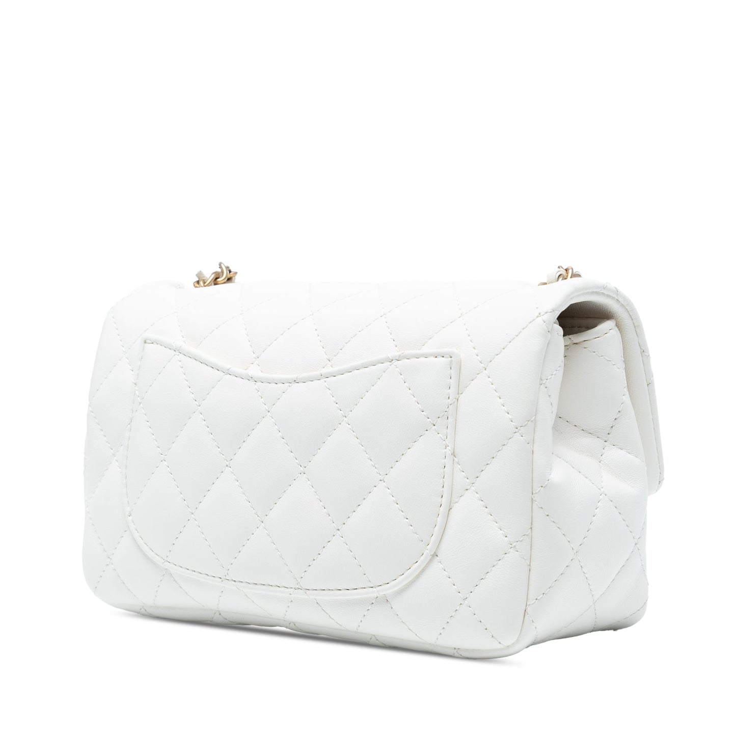 Chanel Mini Rectangular Classic Lambskin Romance Single Flap