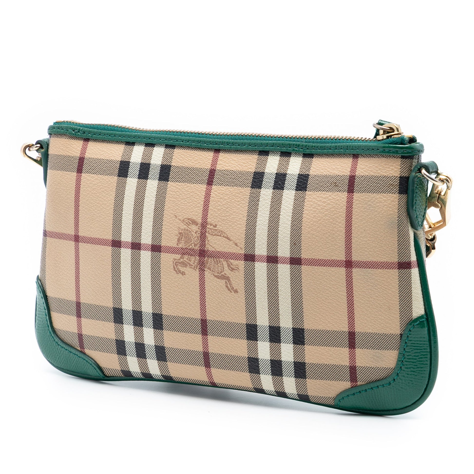 Burberry Haymarket Check Coated Canvas Peyton Crossbody