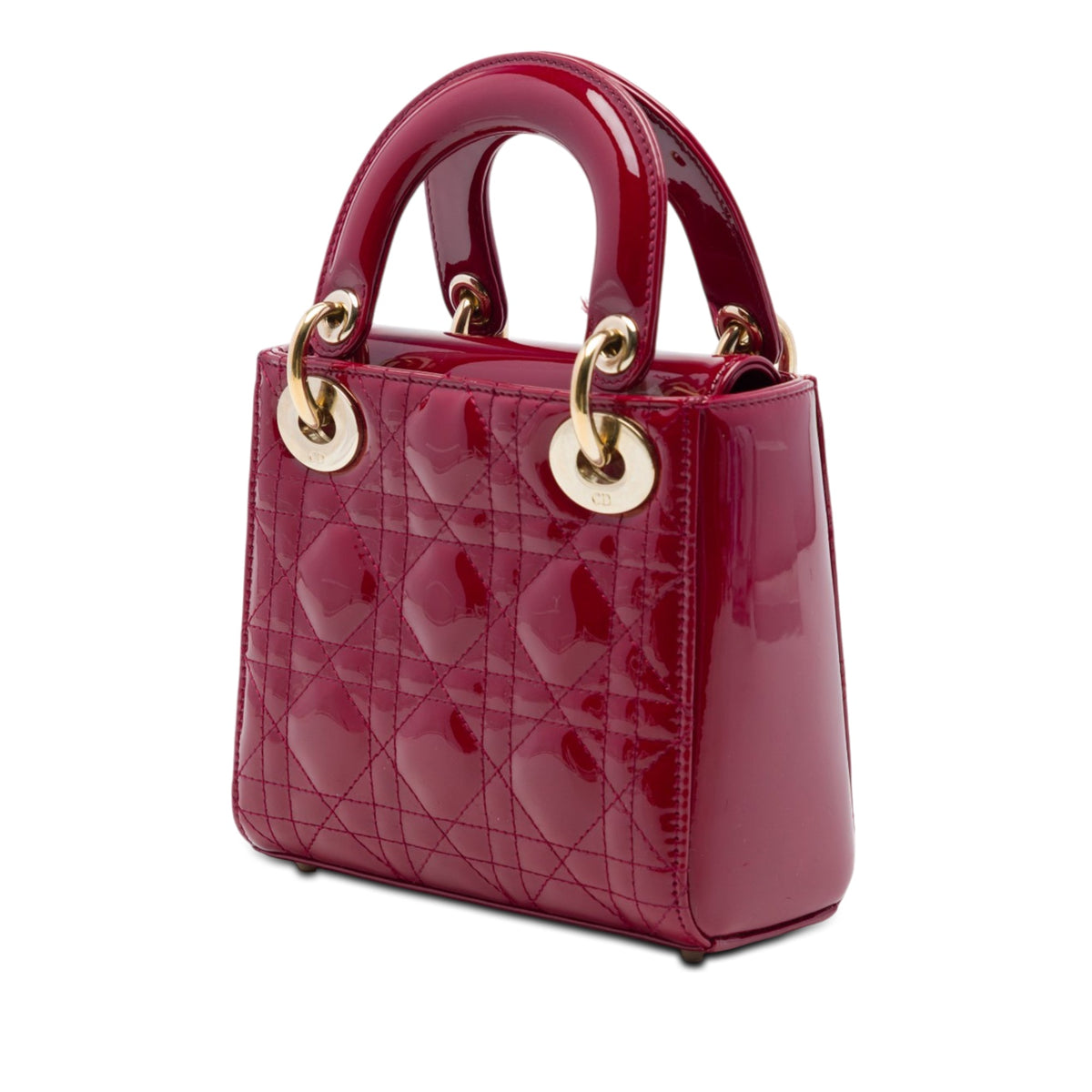 Dior Mini Patent Cannage Lady Dior