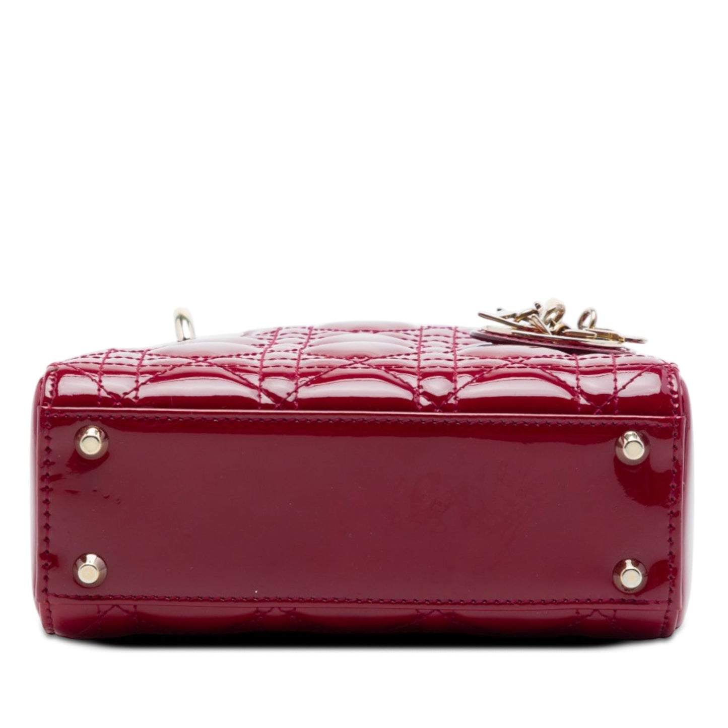 Dior Mini Patent Cannage Lady Dior