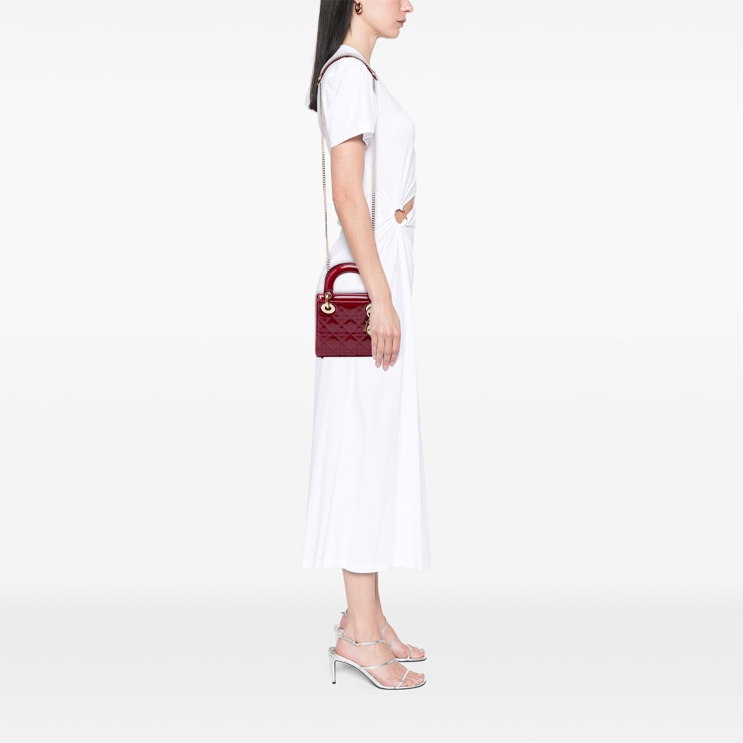 Dior Mini Patent Cannage Lady Dior
