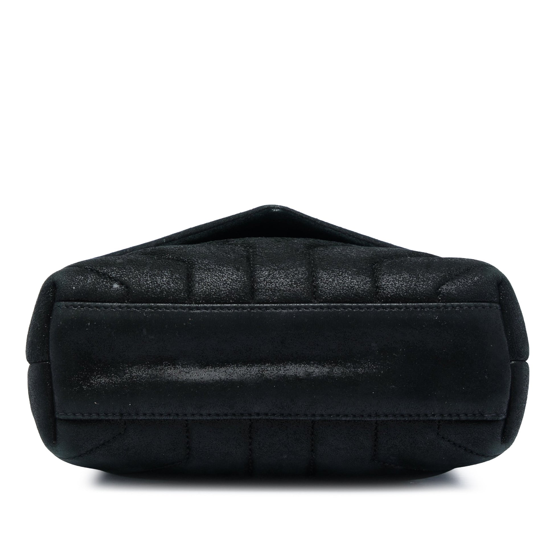 Saint Laurent Toy Matelasse Glitter Suede Monogram LouLou Crossbody
