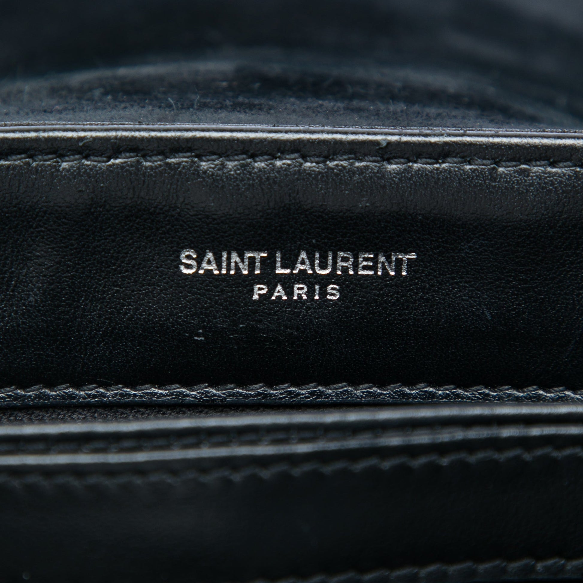 Saint Laurent Toy Matelasse Glitter Suede Monogram LouLou Crossbody