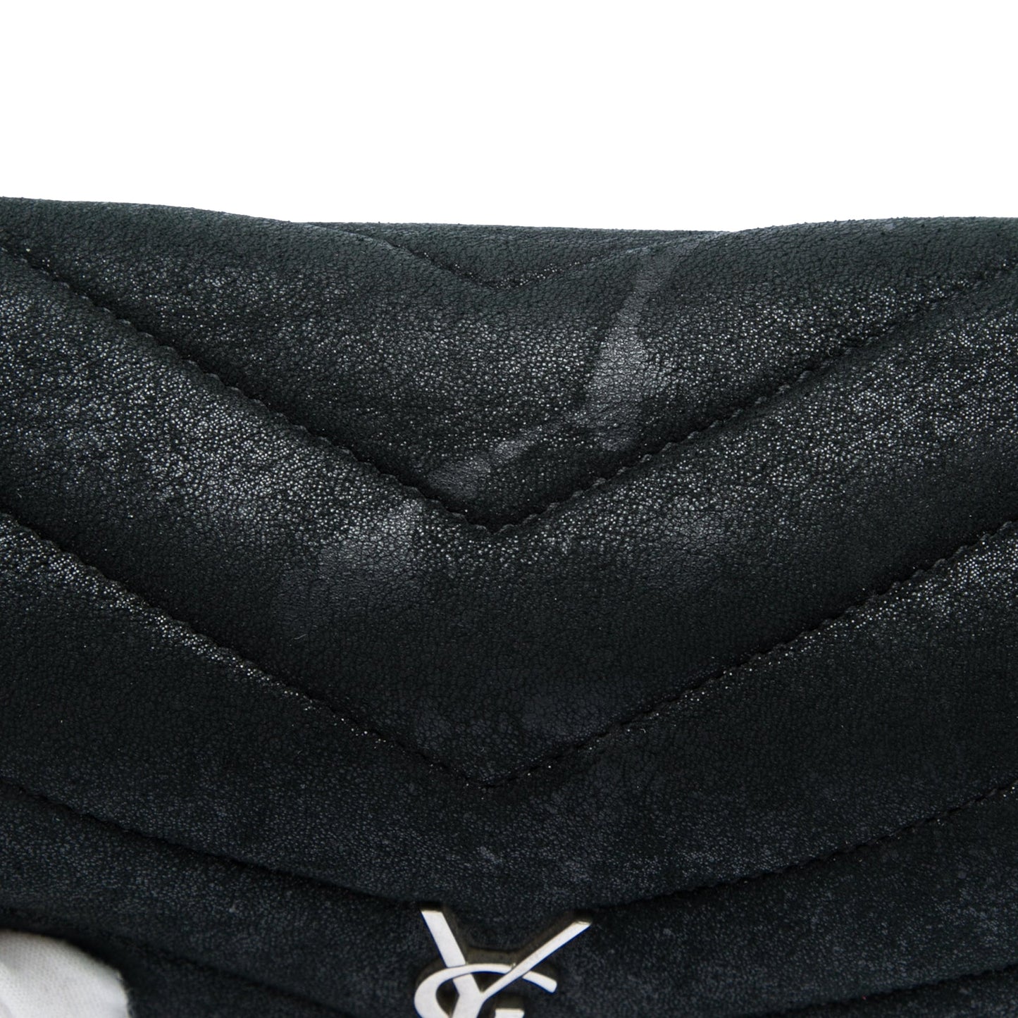 Saint Laurent Toy Matelasse Glitter Suede Monogram LouLou Crossbody