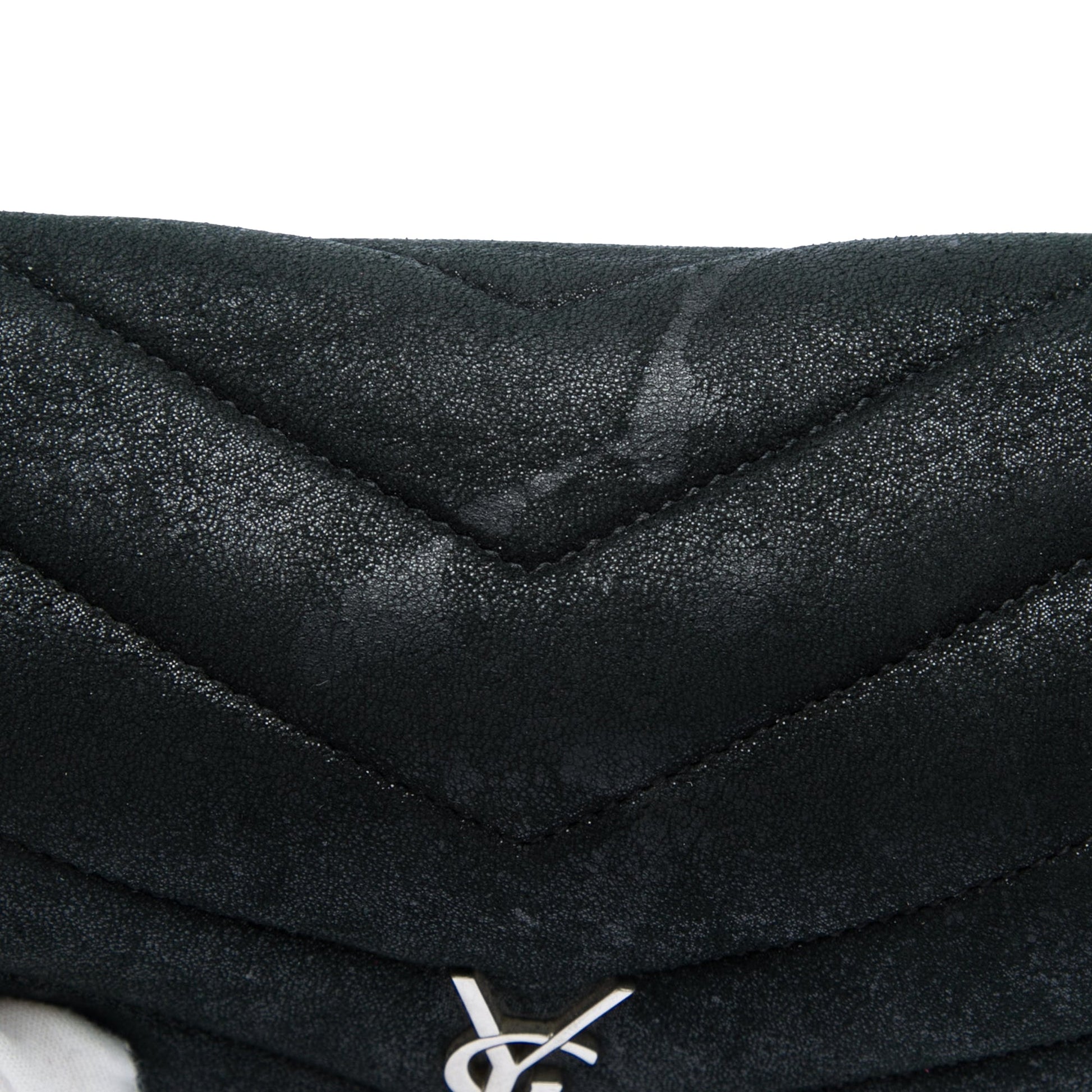 Saint Laurent Toy Matelasse Glitter Suede Monogram LouLou Crossbody