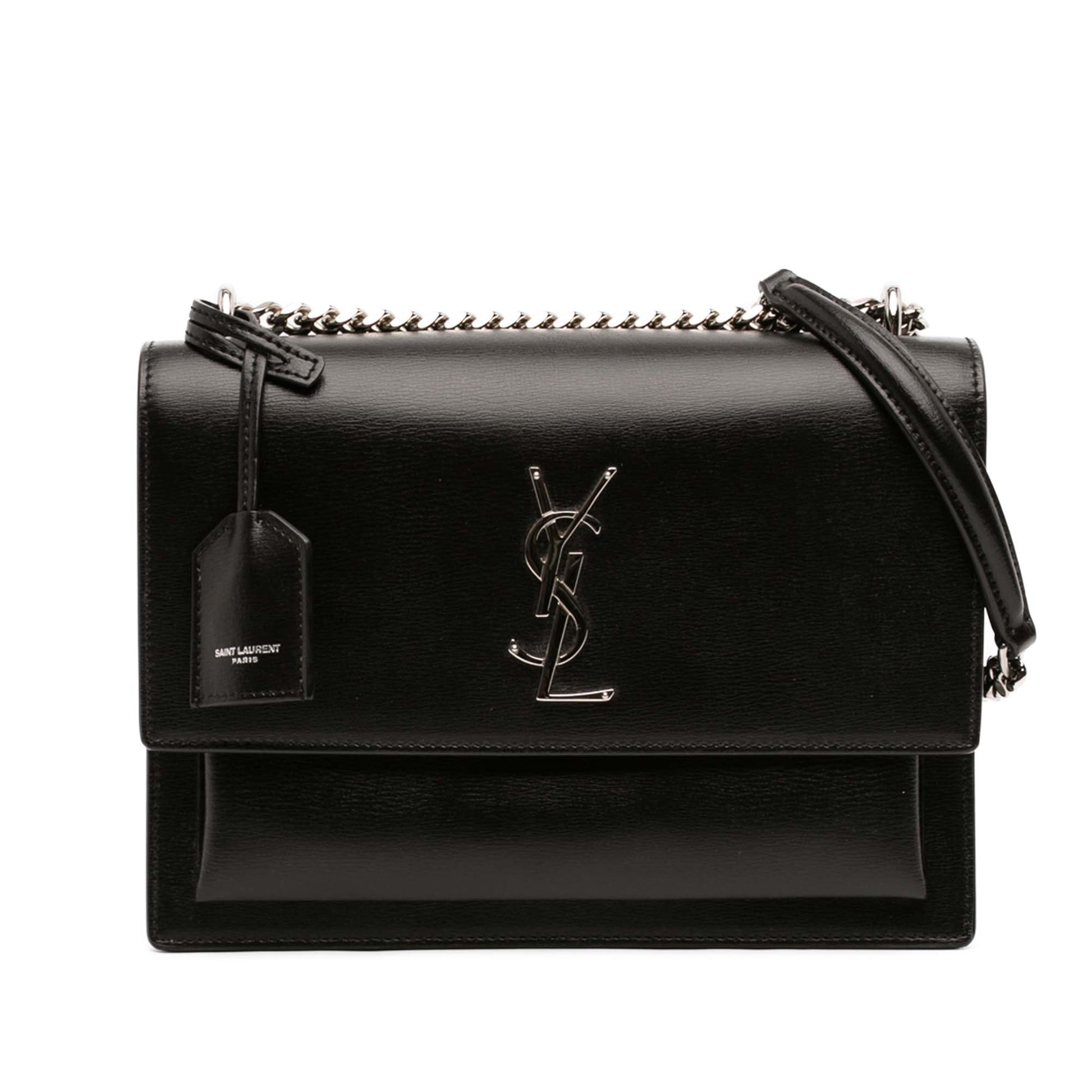Saint Laurent Medium Calfskin Monogram Sunset Crossbody
