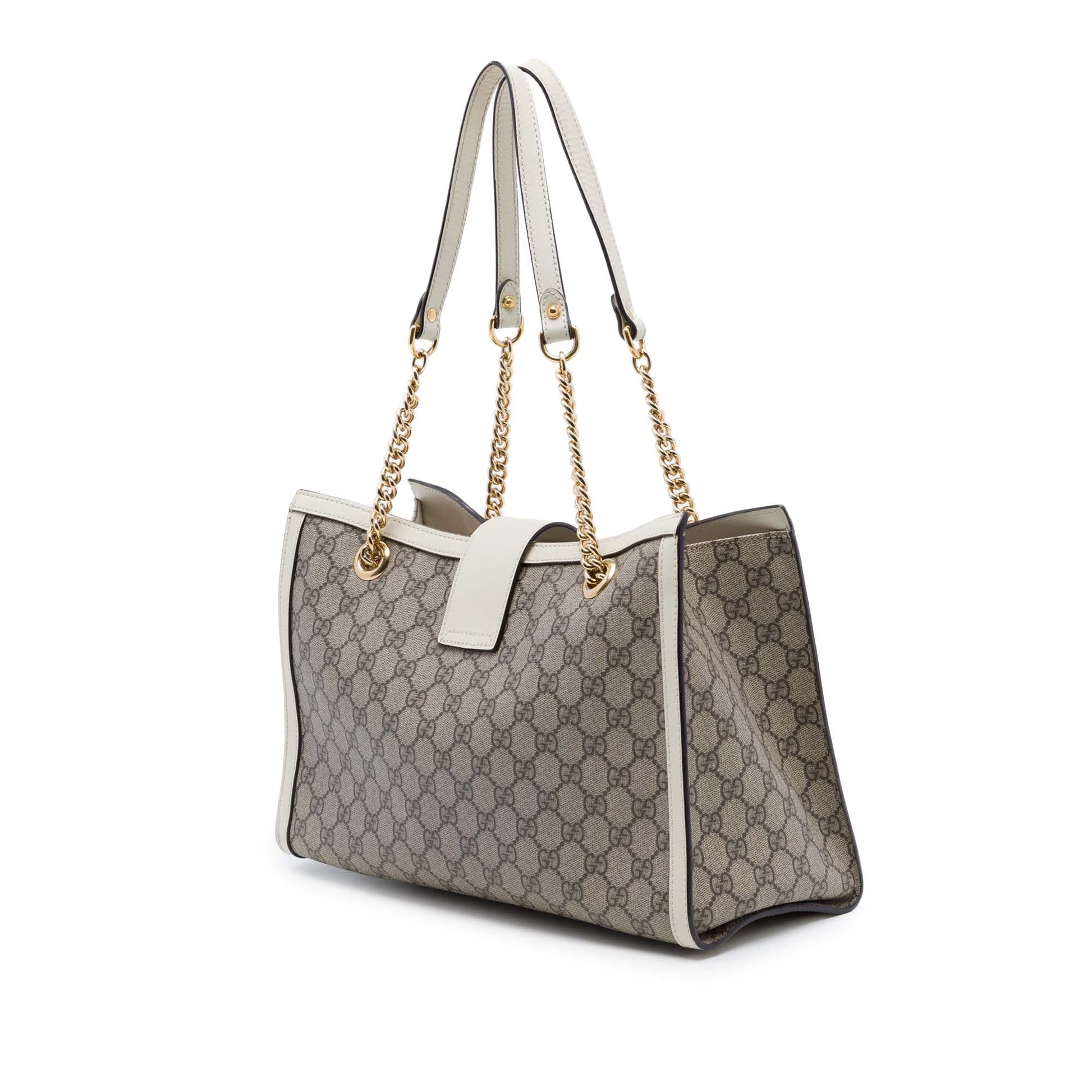 Gucci Medium GG Supreme Padlock Tote