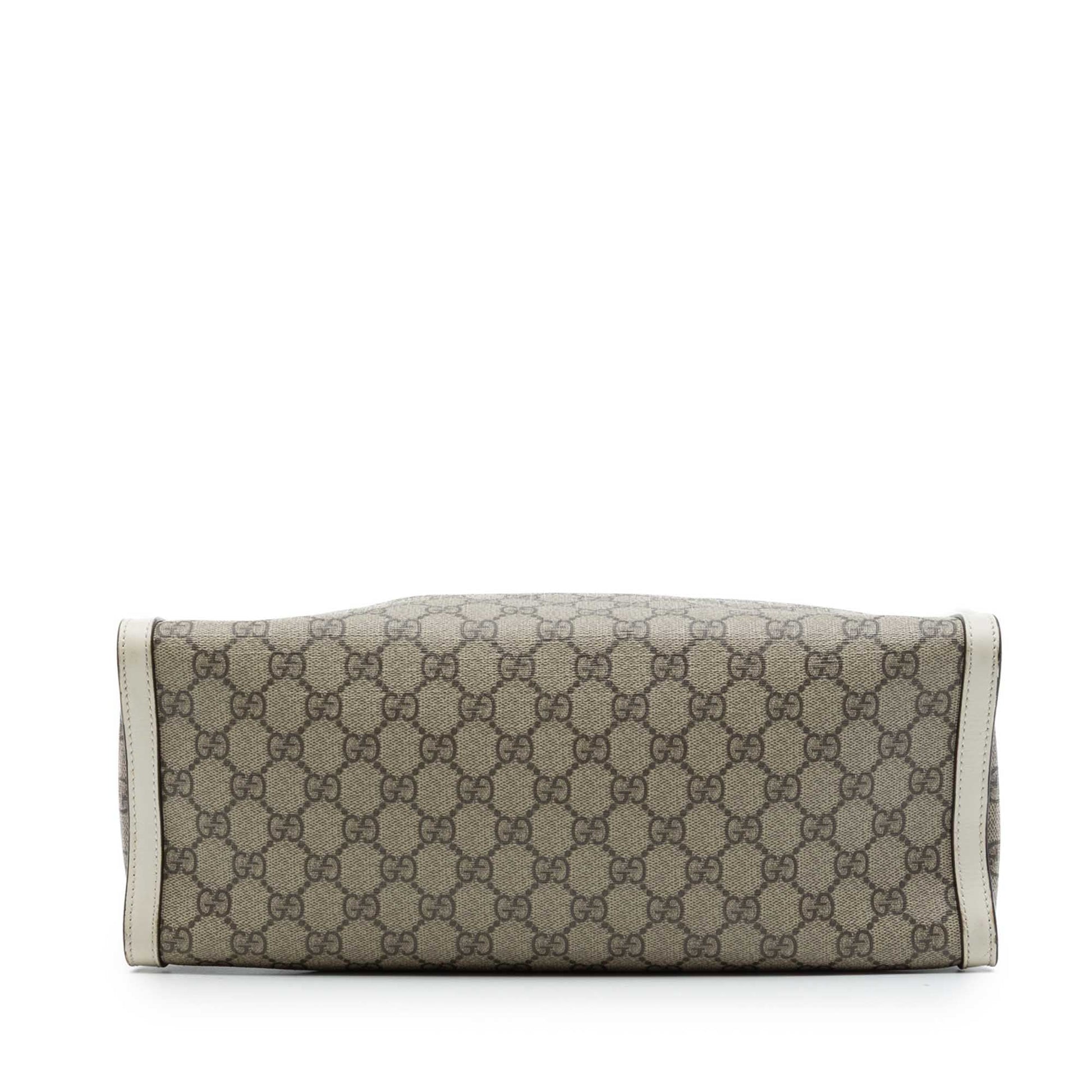 Gucci Medium GG Supreme Padlock Tote