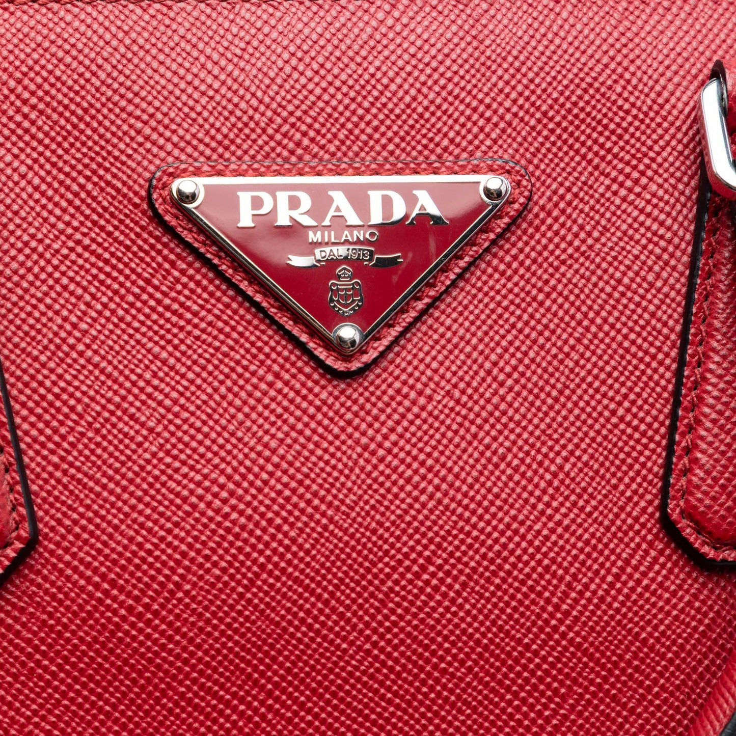 Prada Saffiano Lux Double Handle Shopping Tote