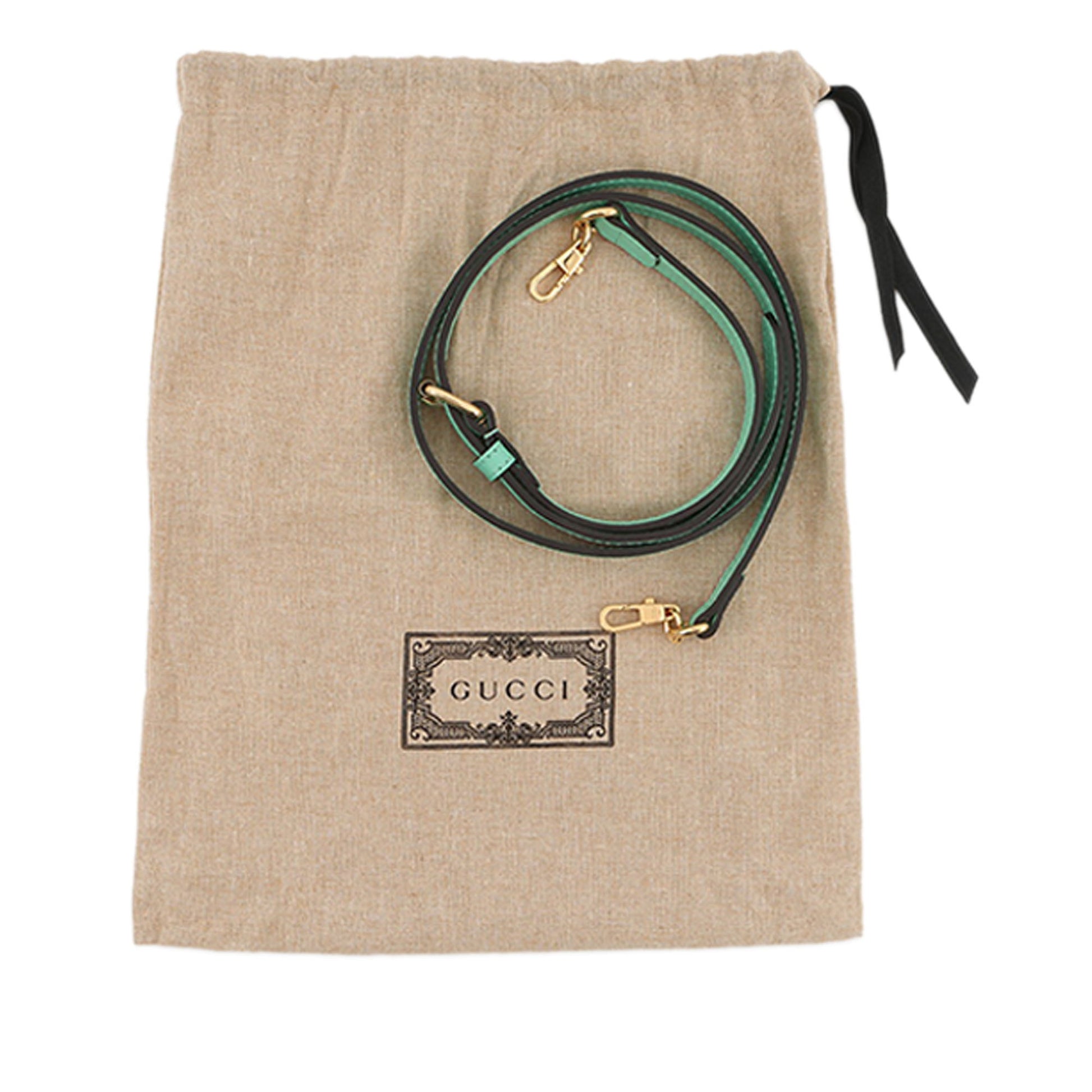 Gucci Mini Jumbo GG Canvas Interlocking G Satchel