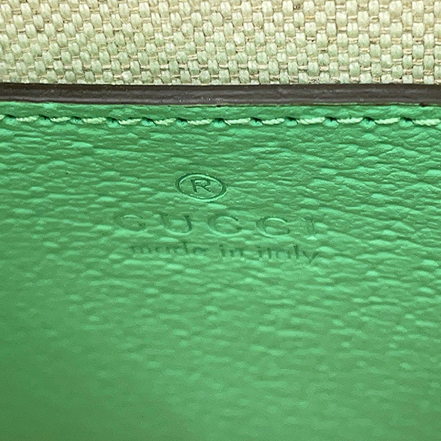 Gucci Mini Jumbo GG Canvas Interlocking G Satchel