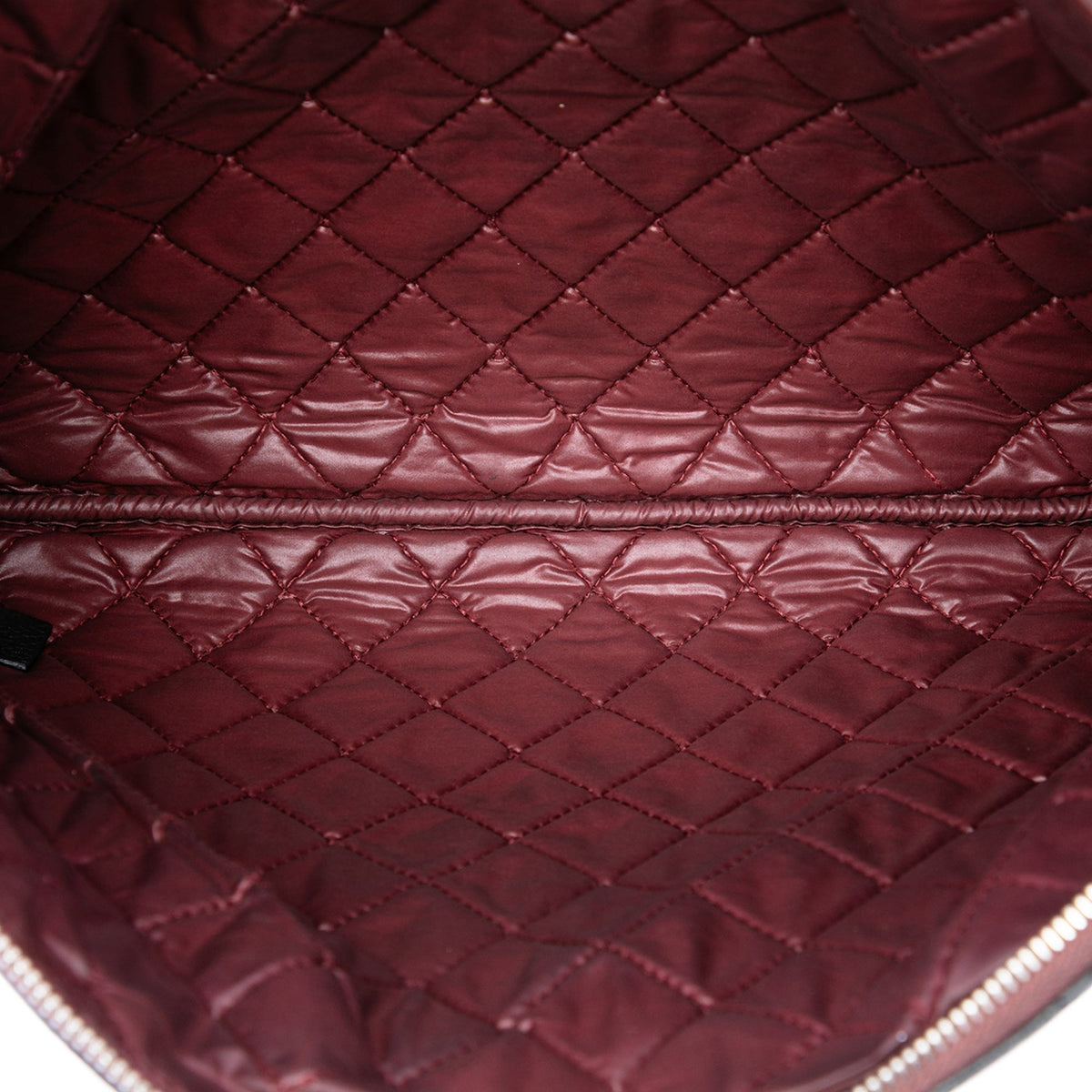 Chanel Large Quilted Caviar O Case Clutch