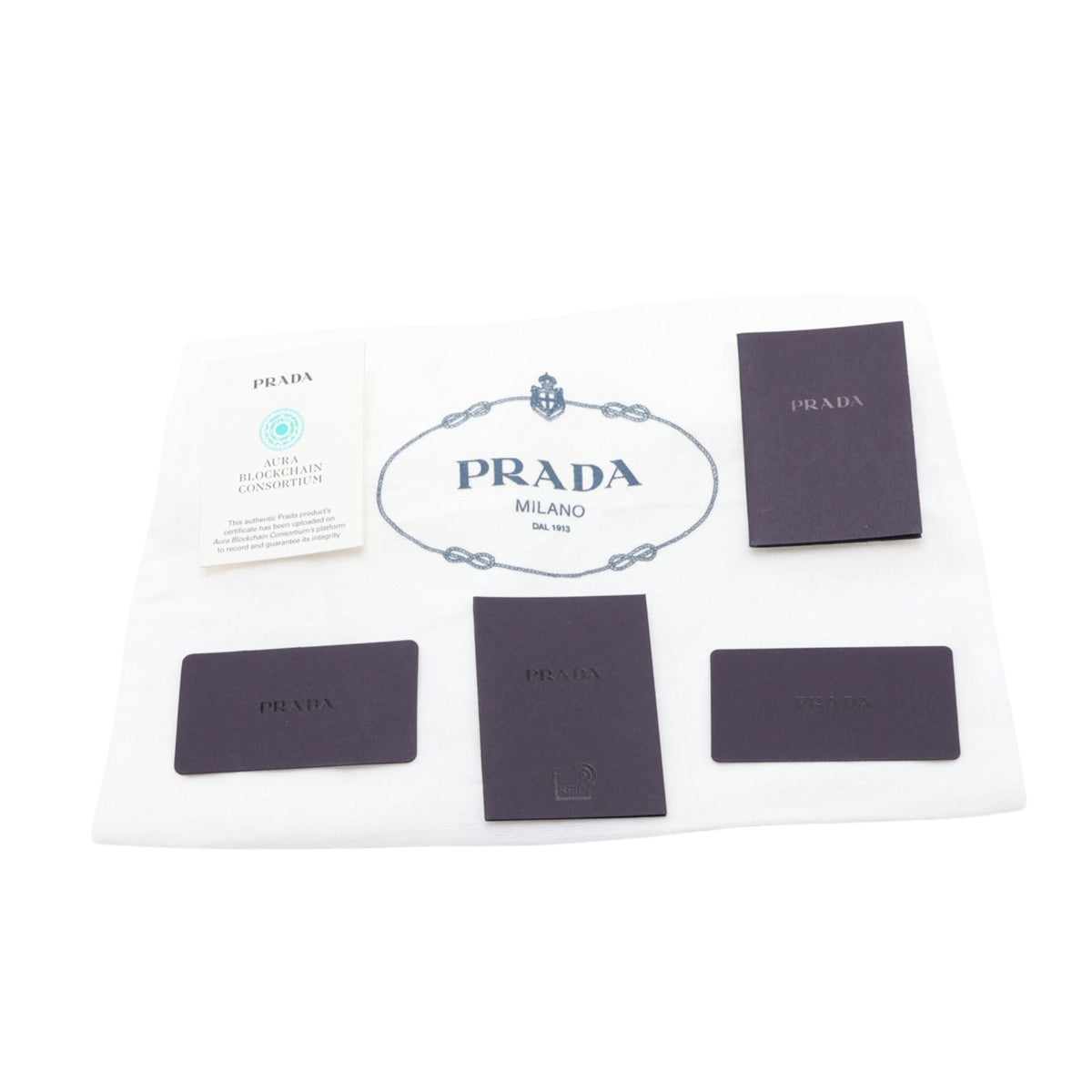 Prada Vitello Daino Crossbody — Brown