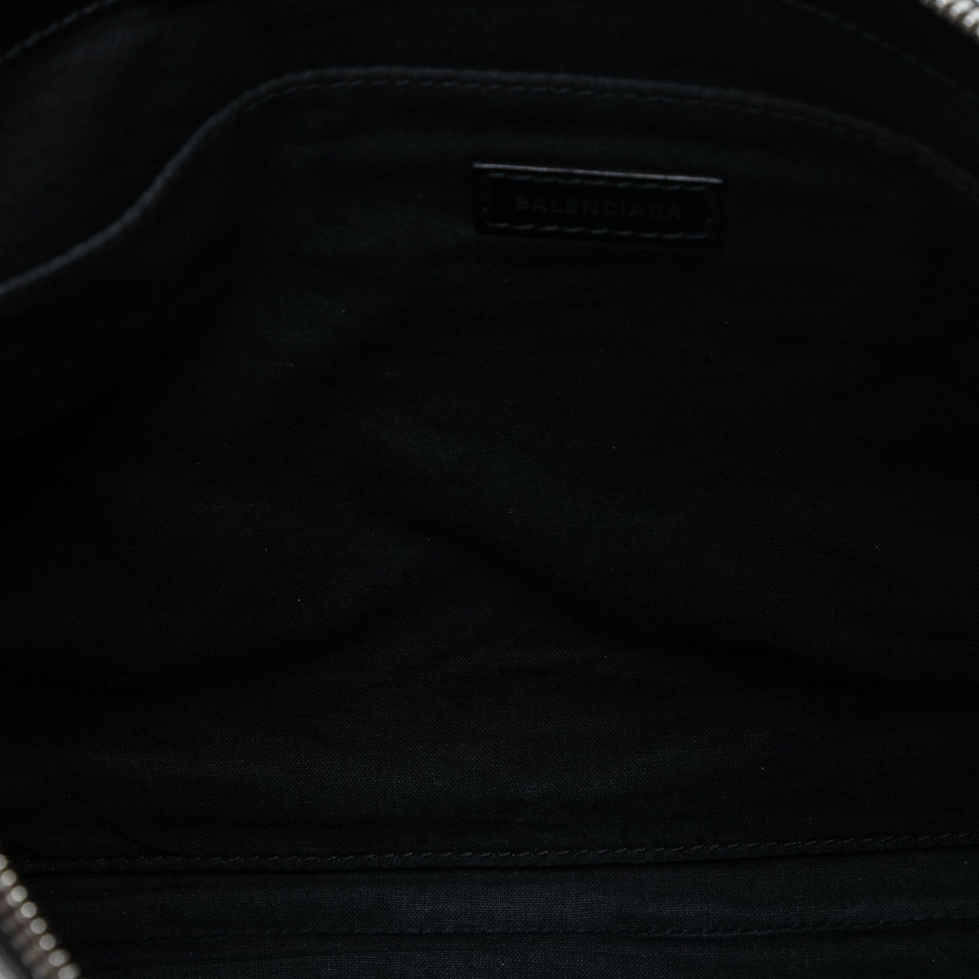 Balenciaga Canvas Navy Clip M