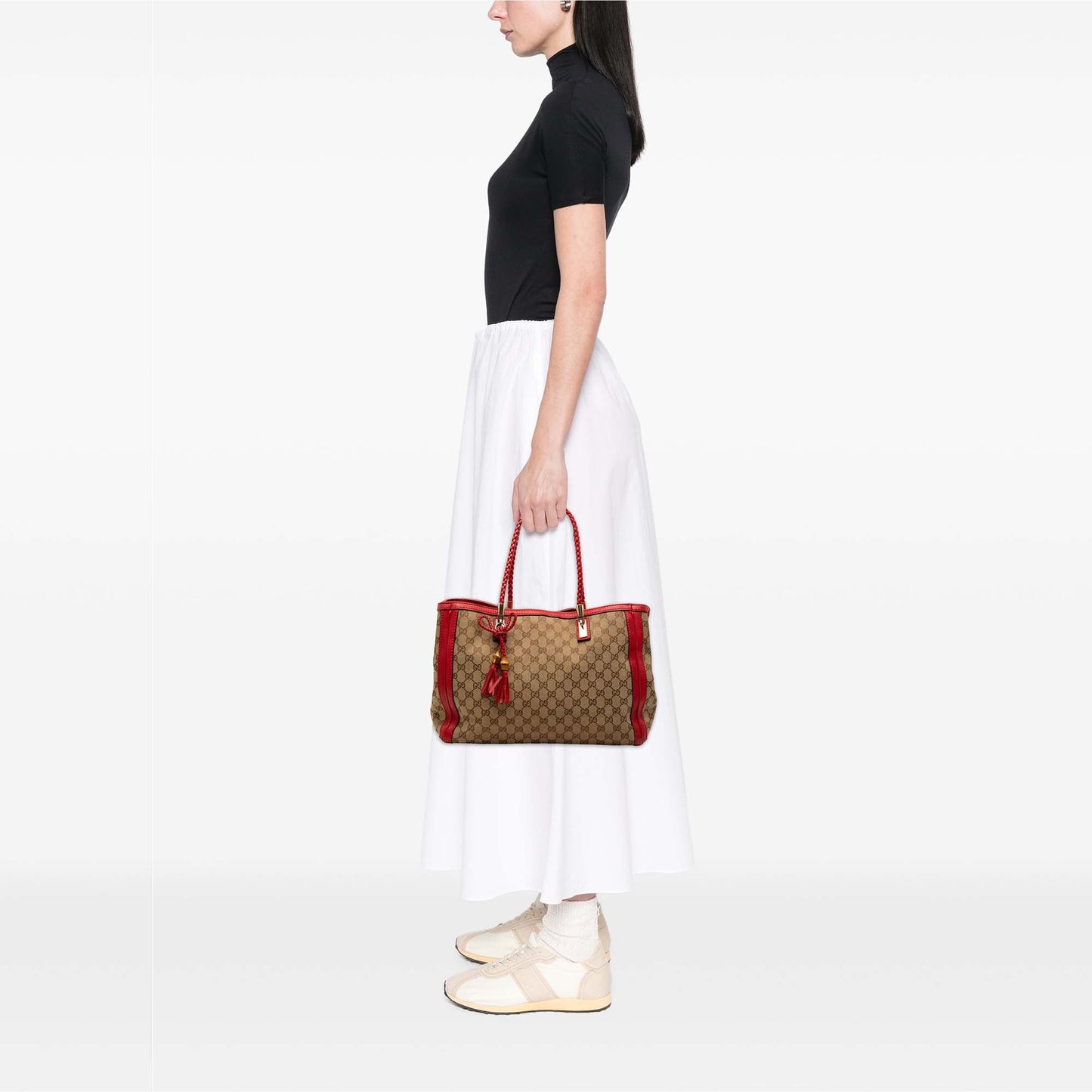 Gucci Medium GG Canvas Bella Tote