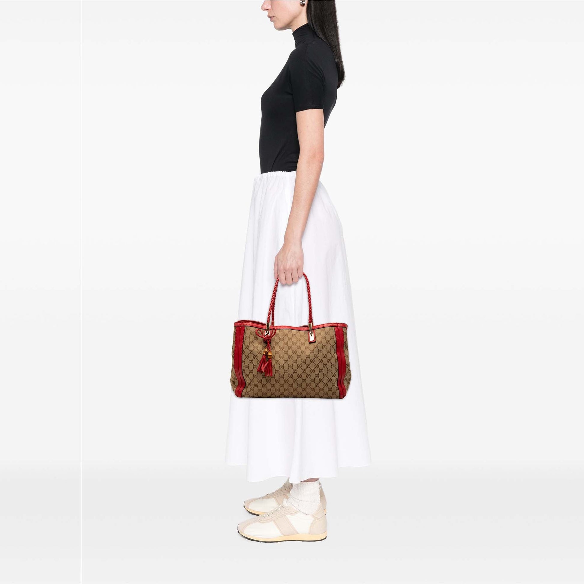 Gucci Medium GG Canvas Bella Tote