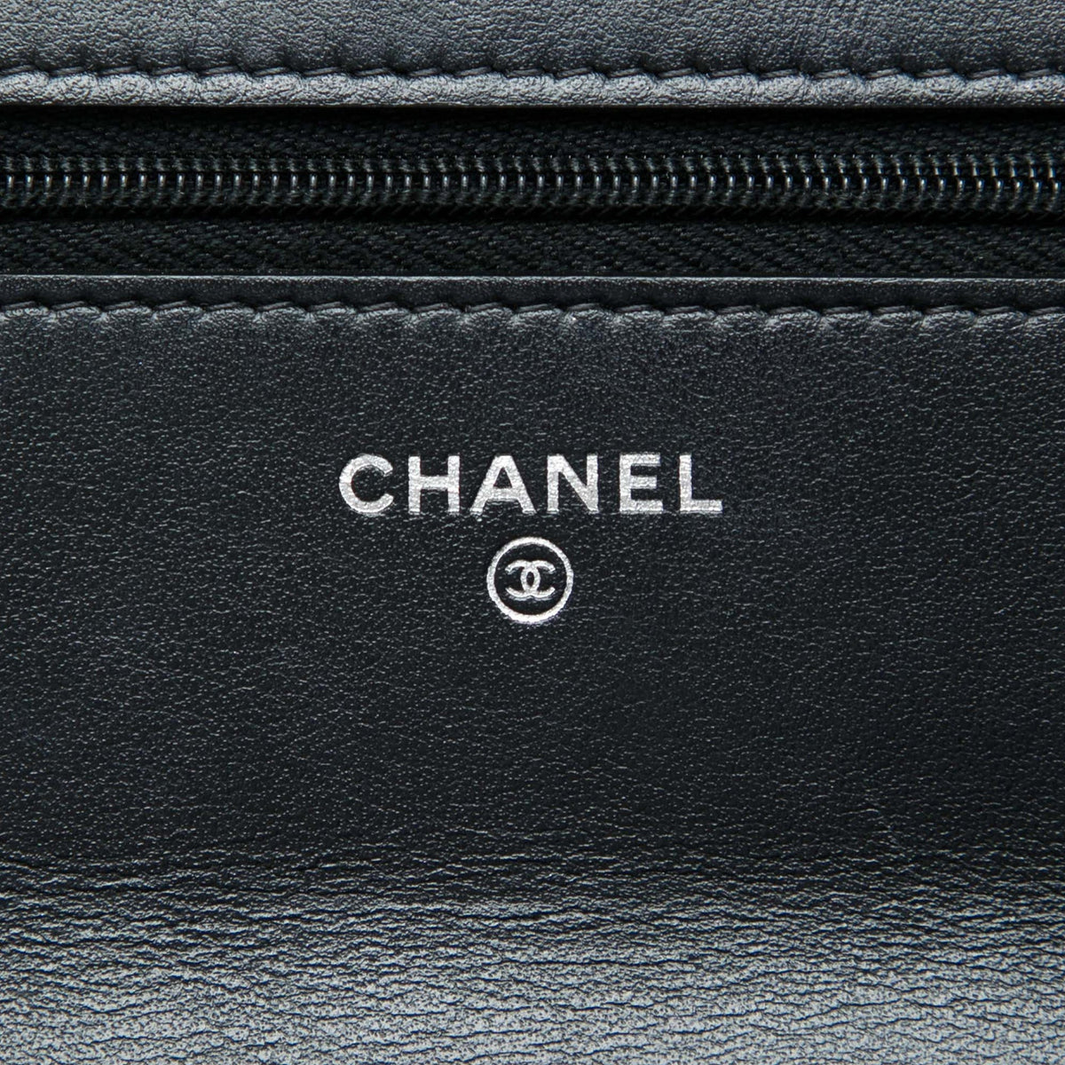 Chanel Quilted Suede Cocostellar Wallet on Chain