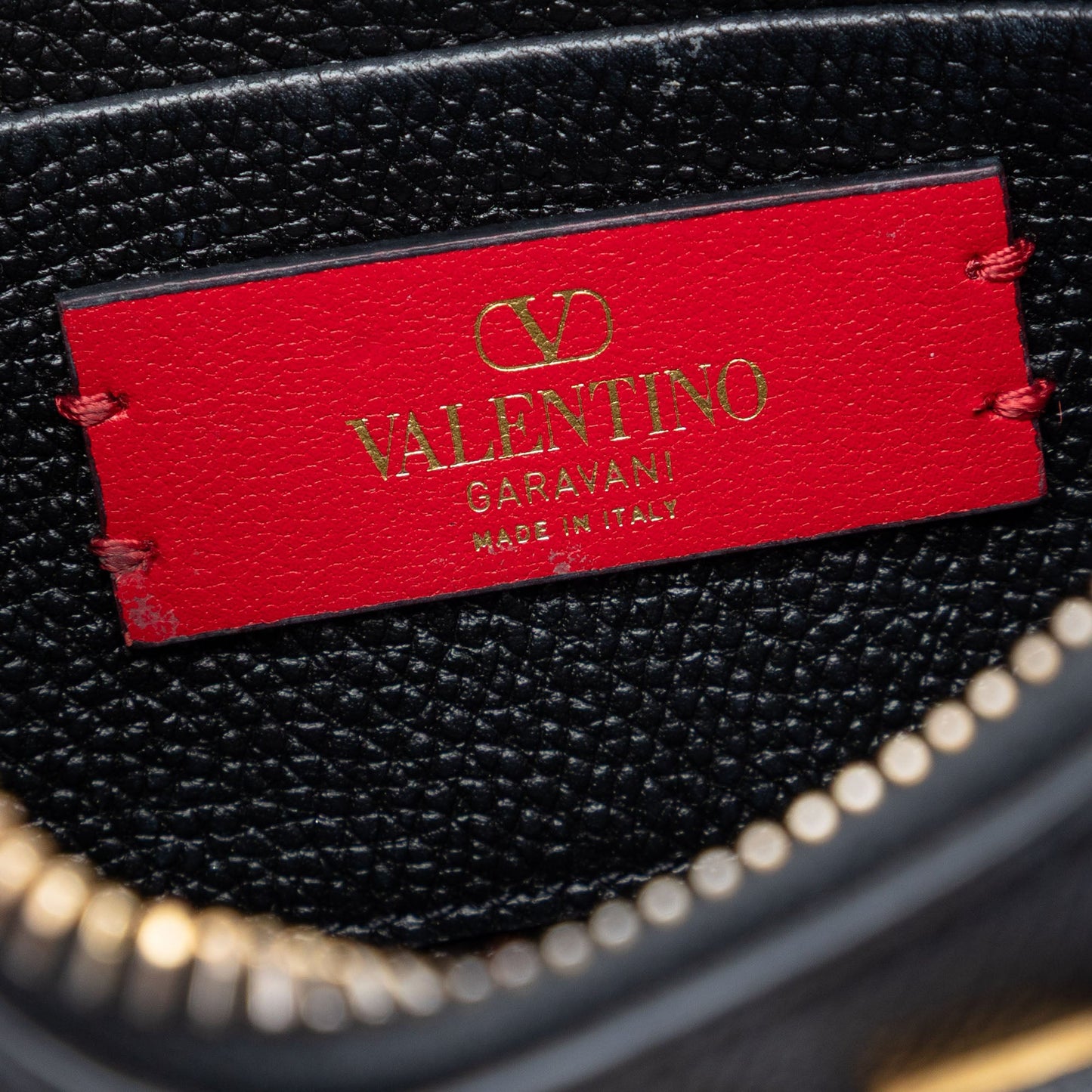Valentino Mini Grainy Calfskin VLogo Hobo