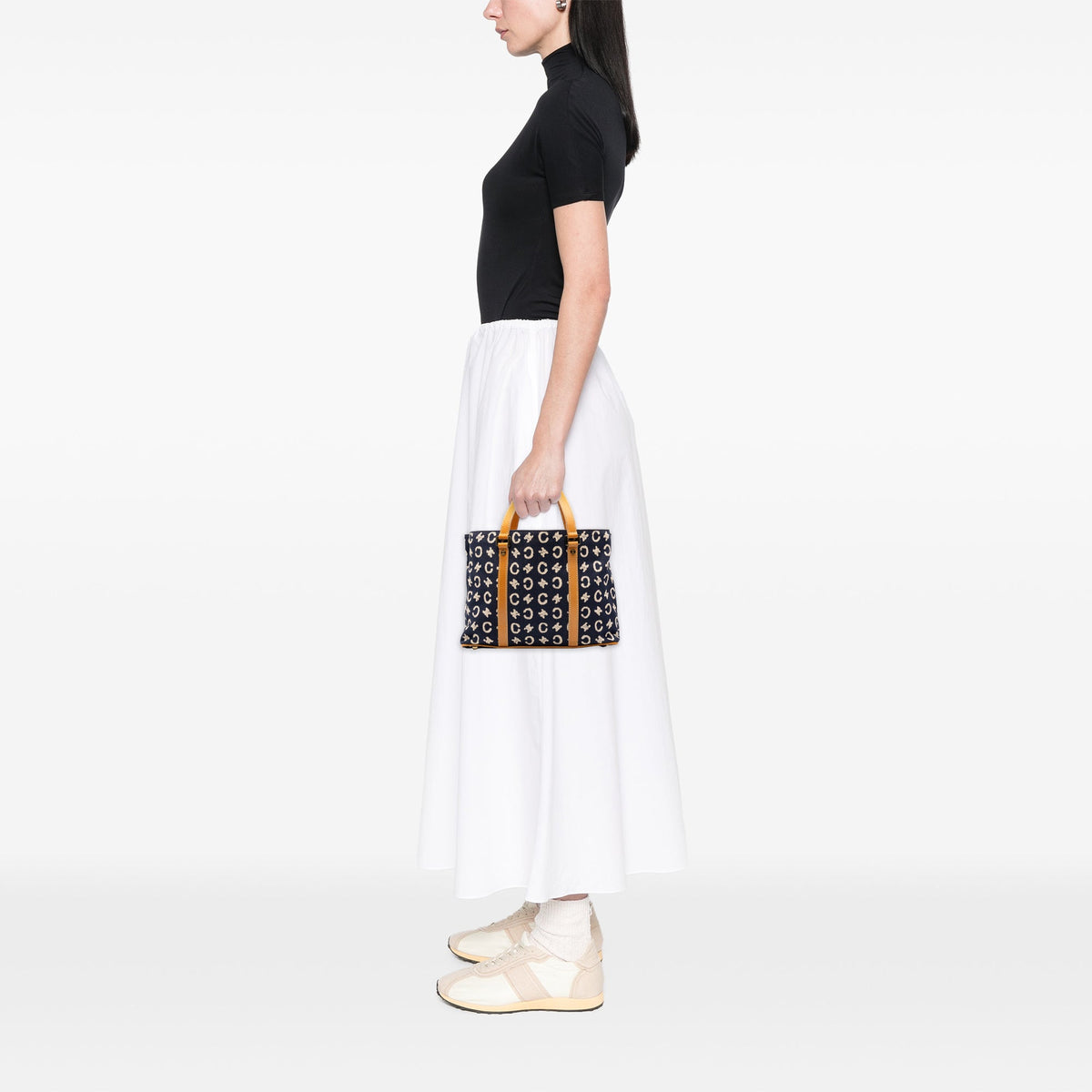 Celine C Macadam Denim Handbag
