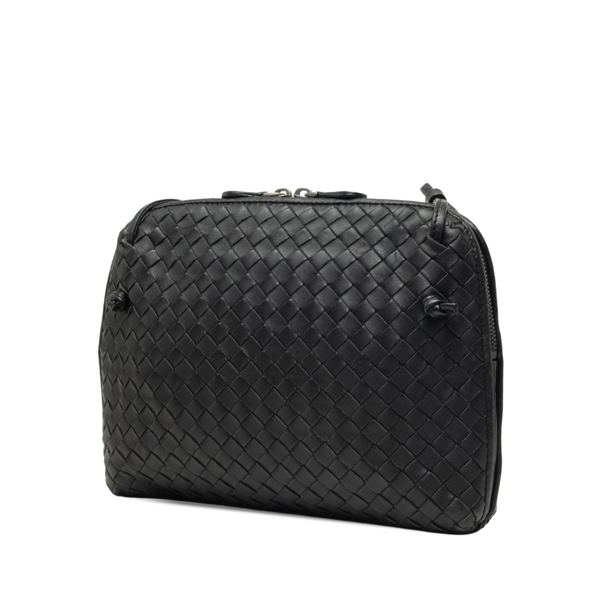 Bottega Veneta Nappa Intrecciato Nodini Crossbody