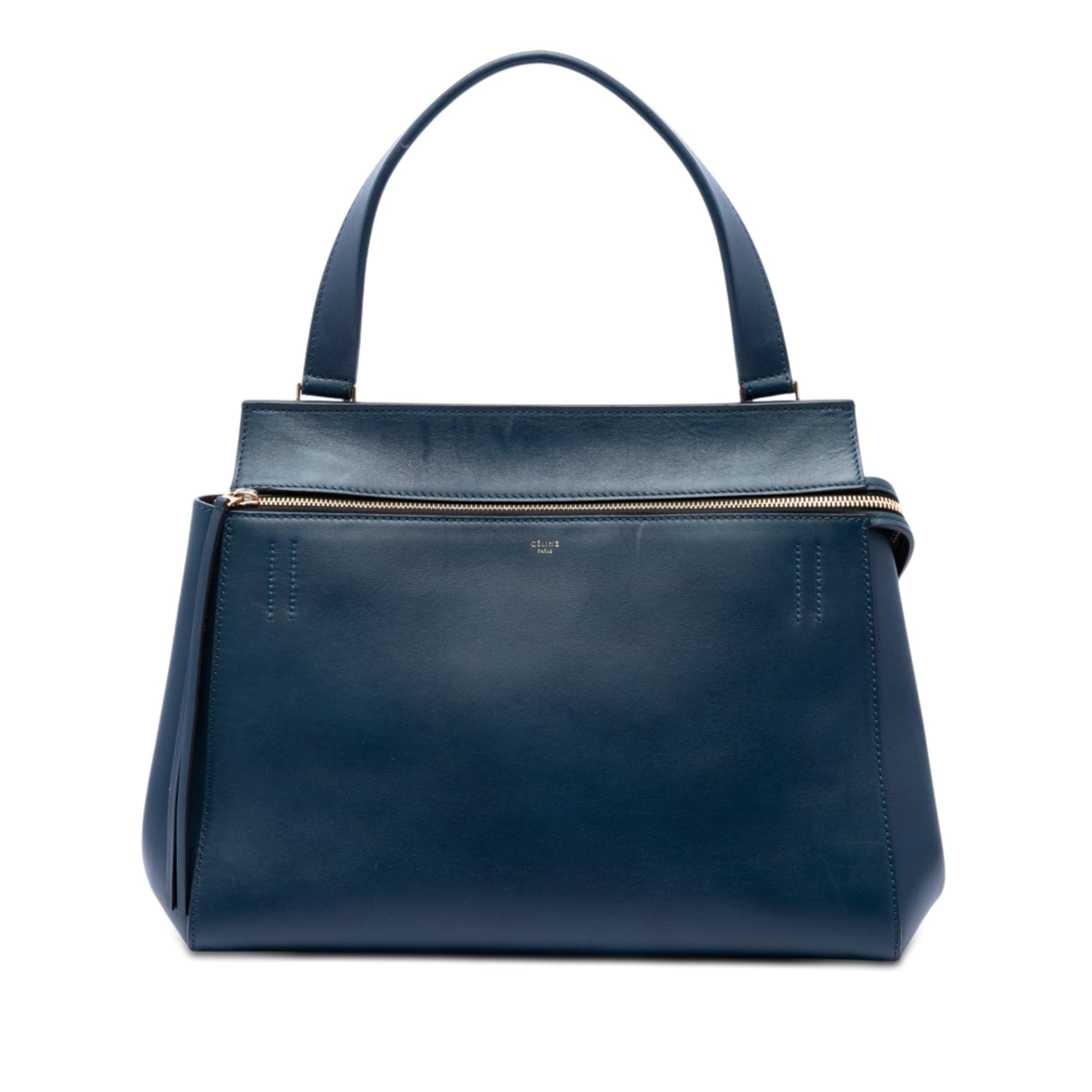 Celine Medium Leather Edge Handbag