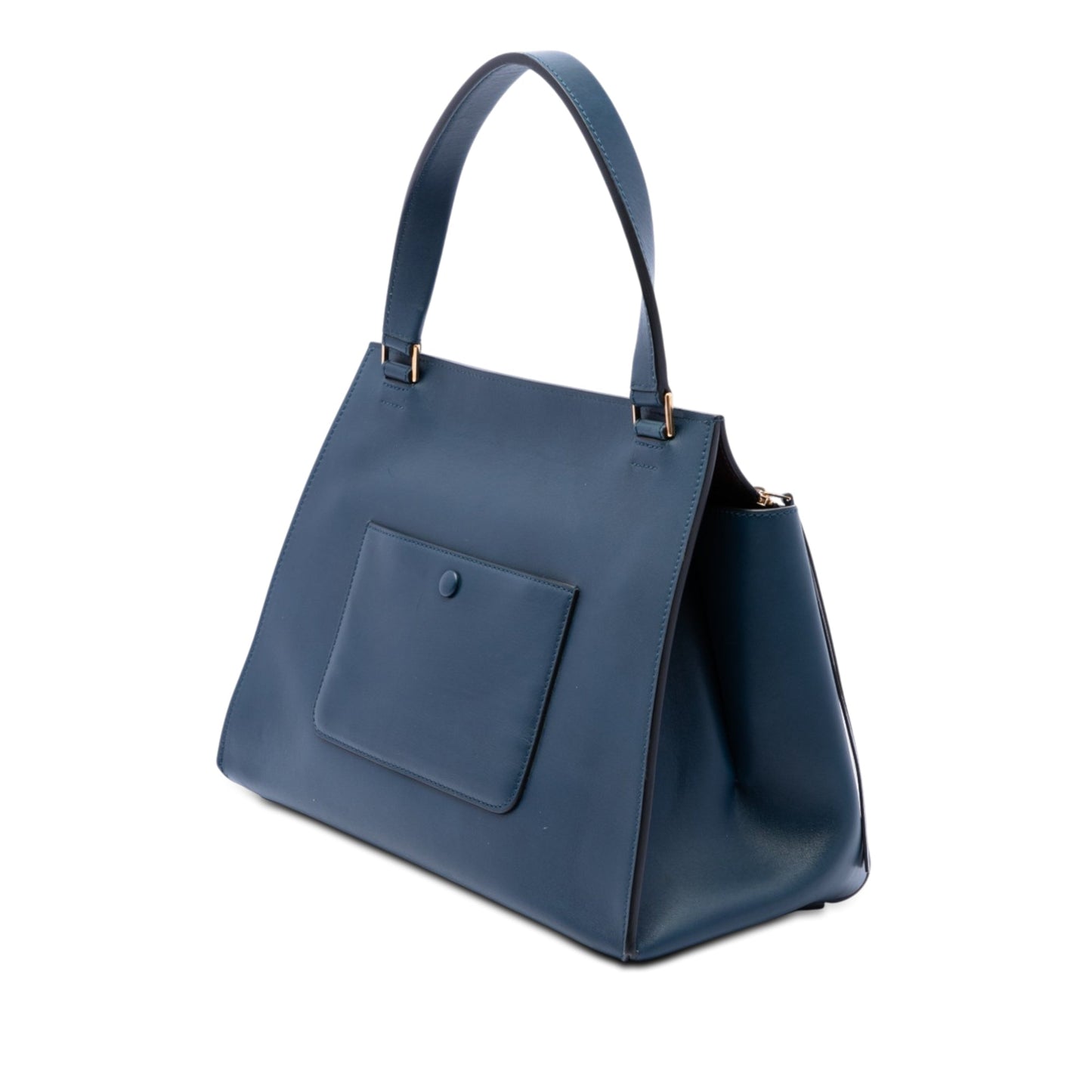 Celine Medium Leather Edge Handbag