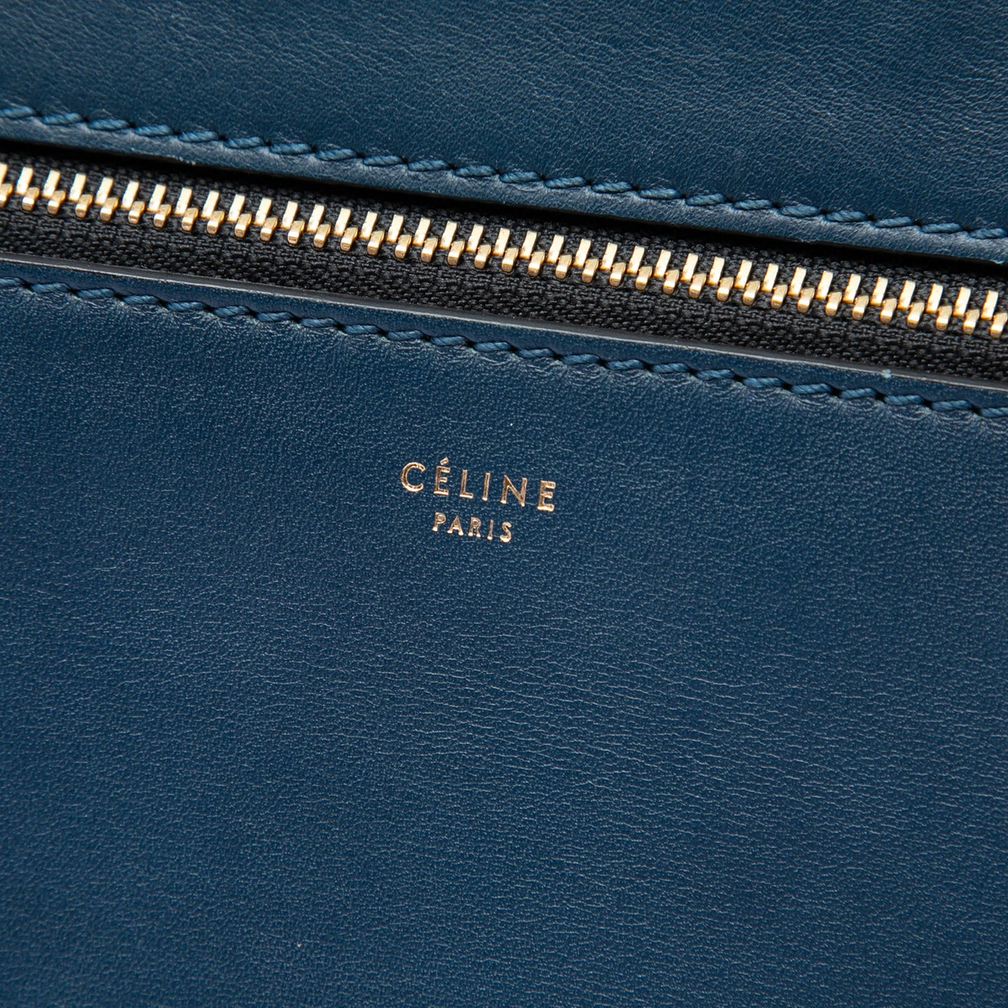 Celine Medium Leather Edge Handbag