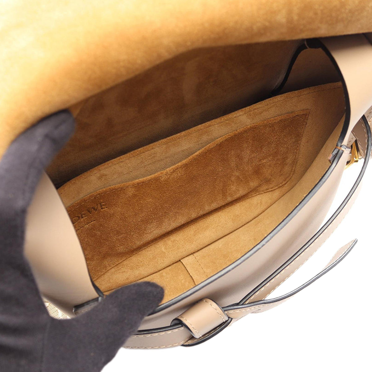 LOEWE Small Leather Gate Crossbody