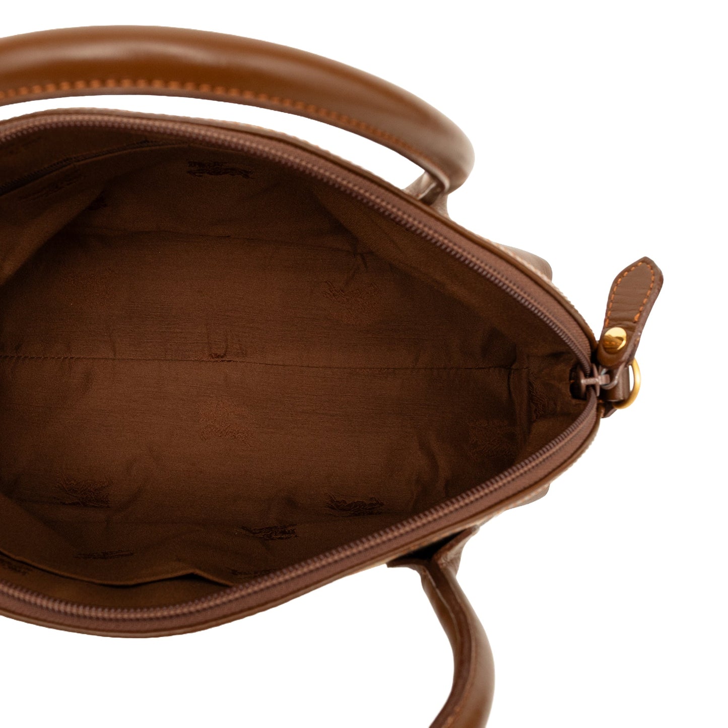 Burberry Haymarket Check Canvas Dome Satchel