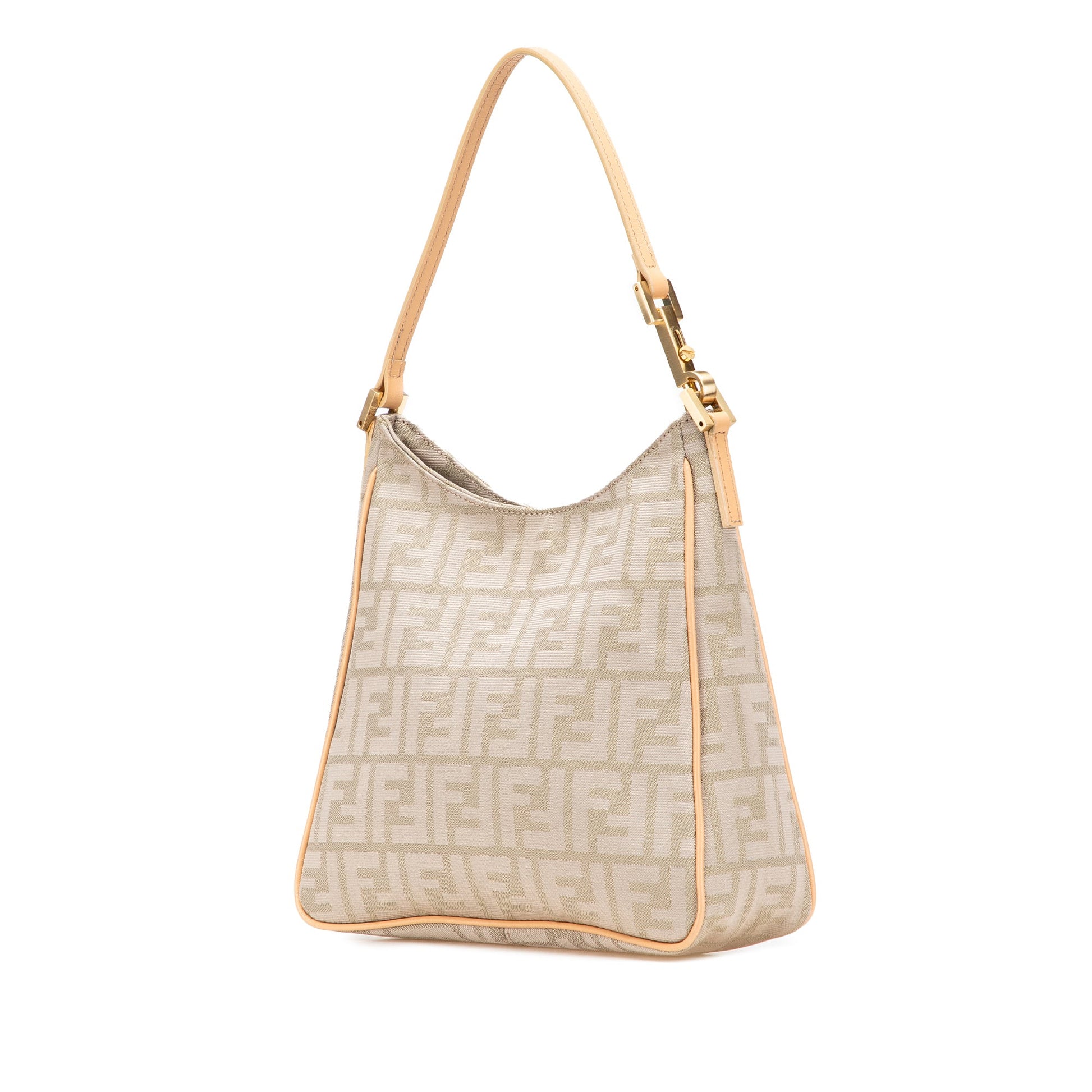 Fendi Zucca Canvas Shoulder Bag