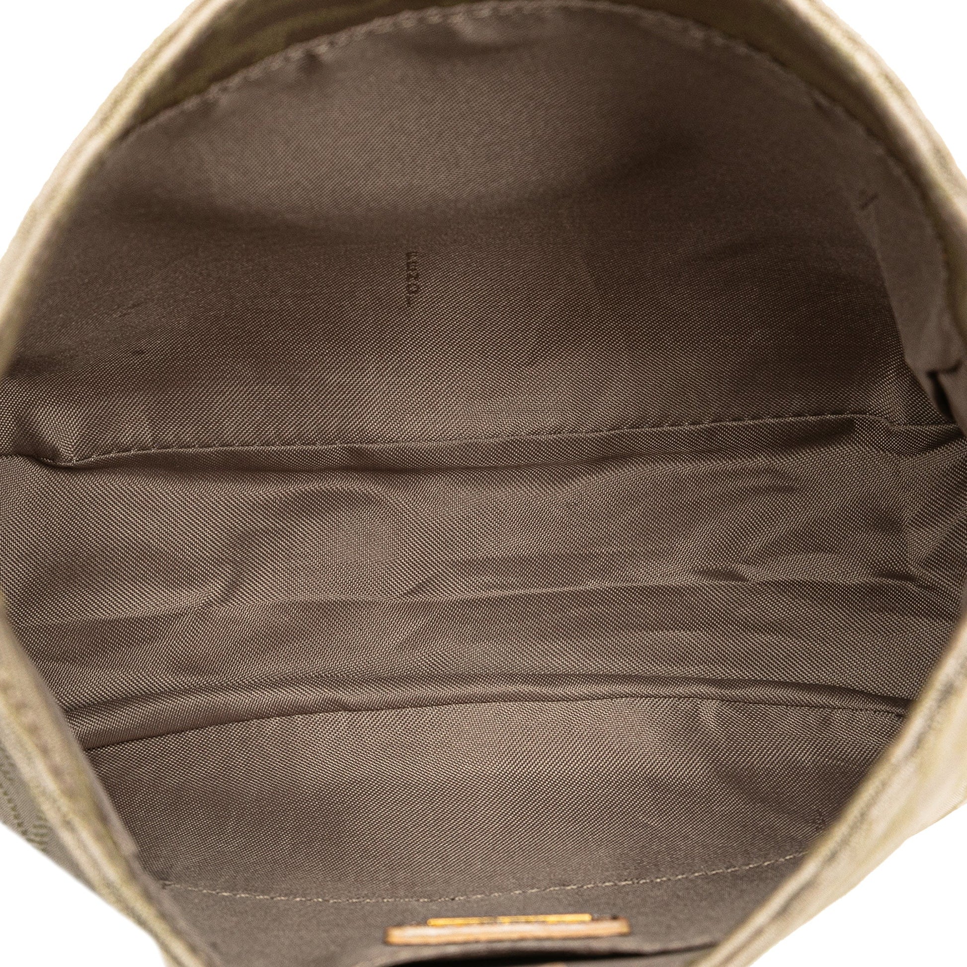 Fendi Zucca Canvas Shoulder Bag
